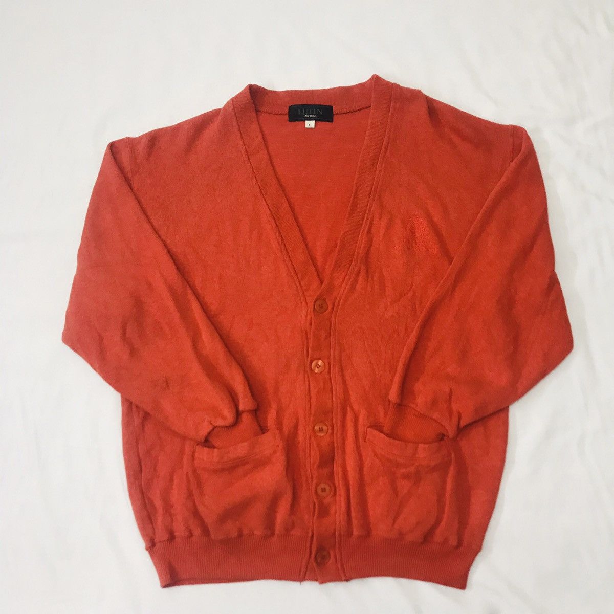 Japanese Brand Japanese Brand LUTIN Mens Cardigan Size US L / EU 52-54 / 3 - 7 Thumbnail