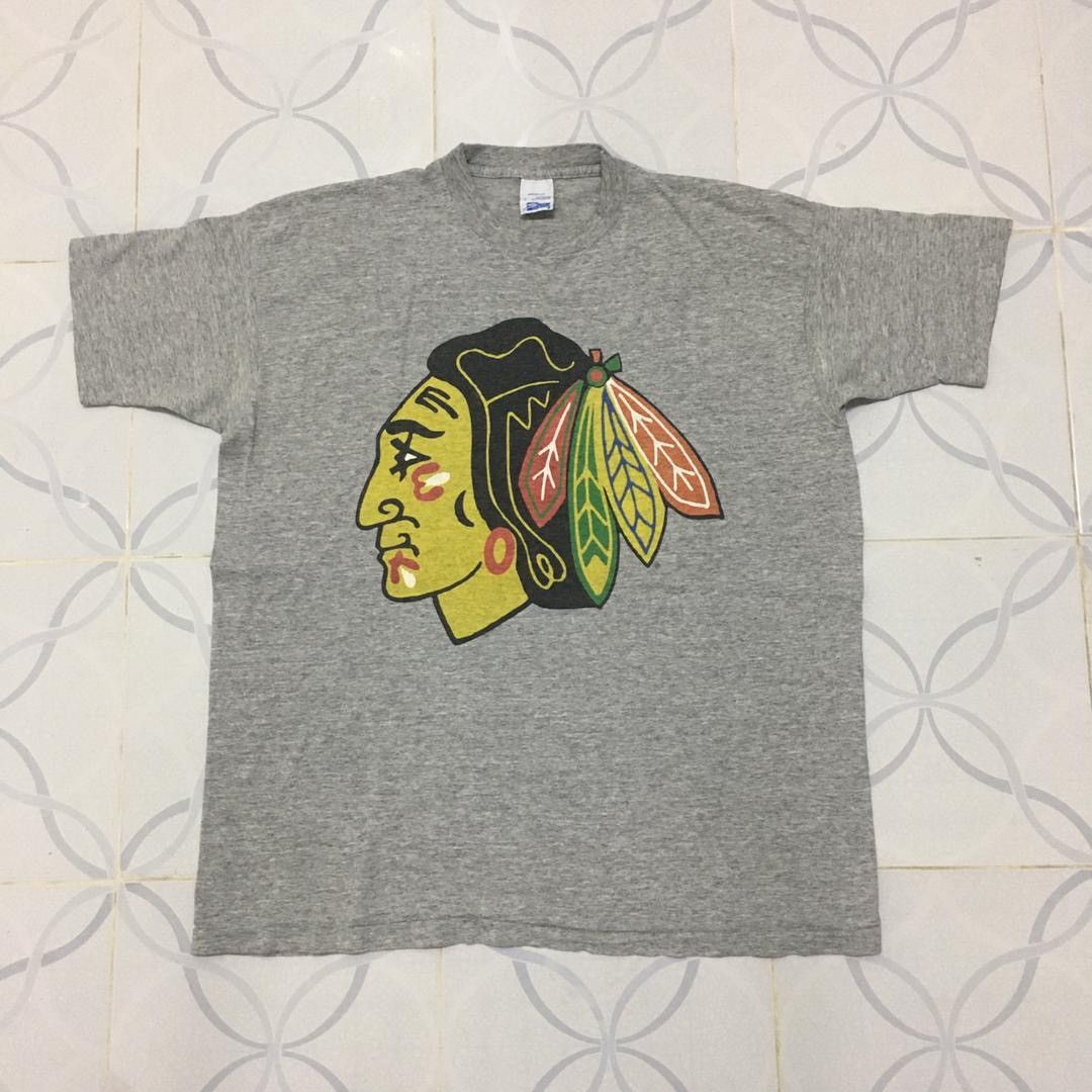 Native Rare‼️🔥Vintage Native American Apache Red Indian T-Shirt Size US L / EU 52-54 / 3 - 2 Thumbnail