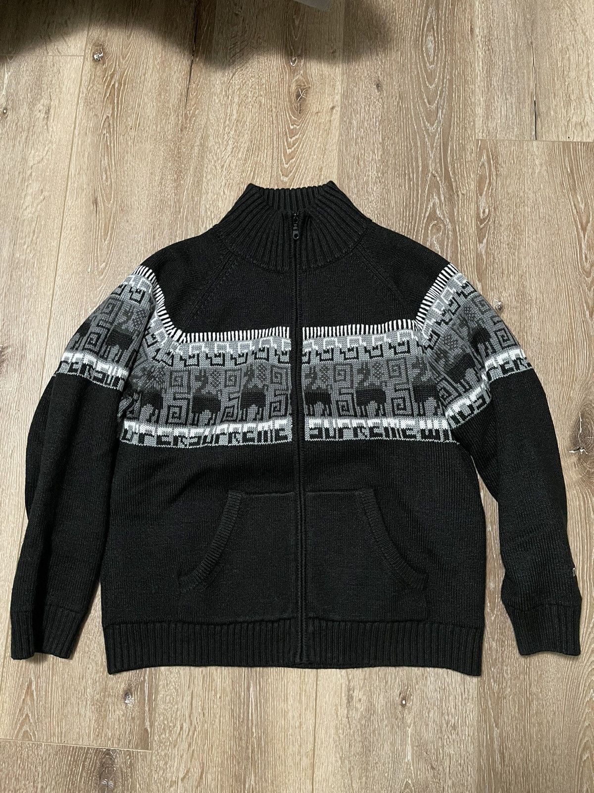 Supreme Supreme Chullo Windstopper Zip Up Sweater | Grailed