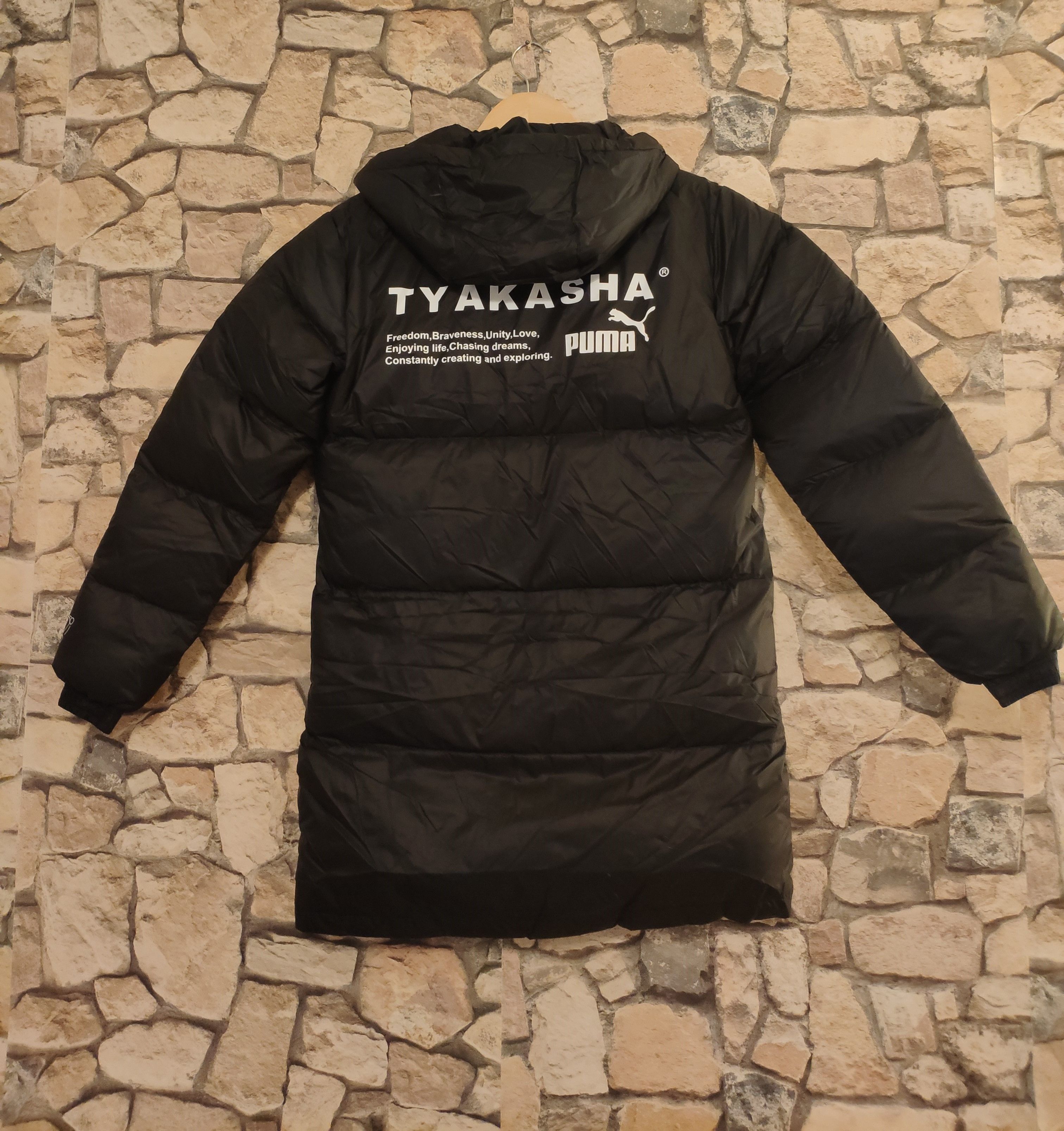 Puma x tyakasha woven down parka on sale