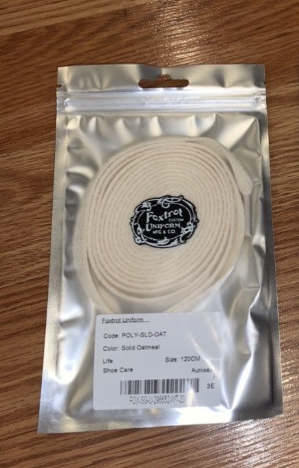 Foxtrot Uniform Oatmeal Shoelaces