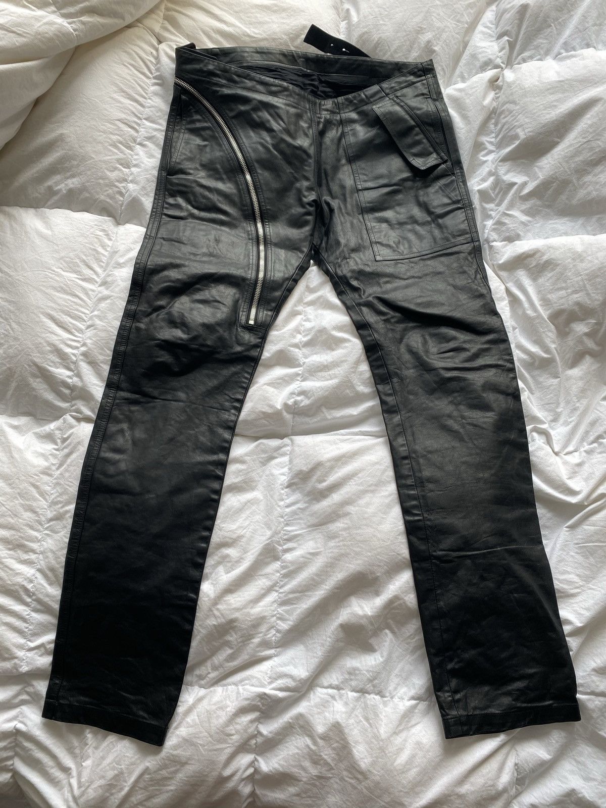 Rick Owens Rick Owen leather pants ss16 Size US 34 / EU 50 - 1 Preview