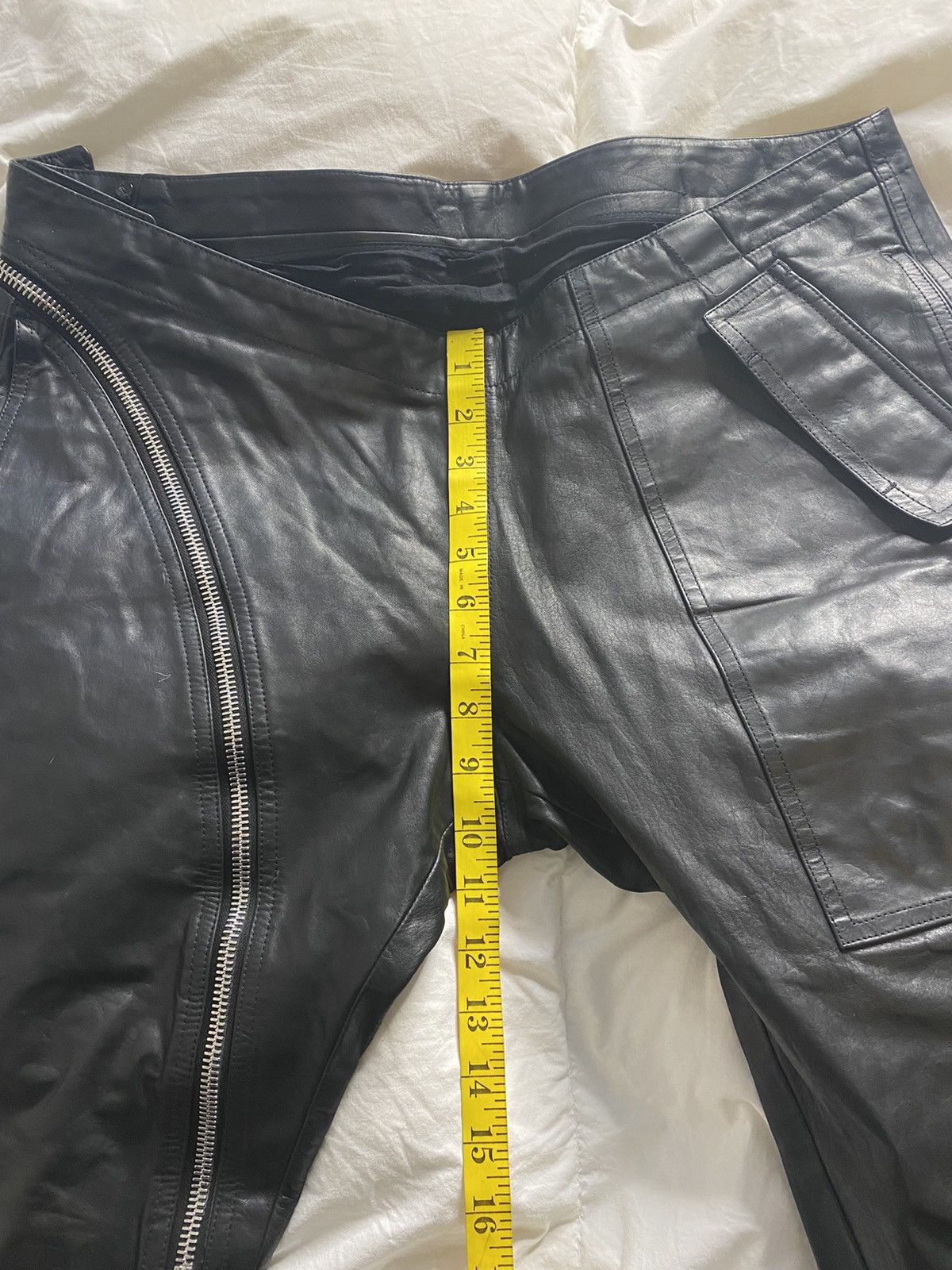 Rick Owens Rick Owen leather pants ss16 Size US 34 / EU 50 - 6 Thumbnail