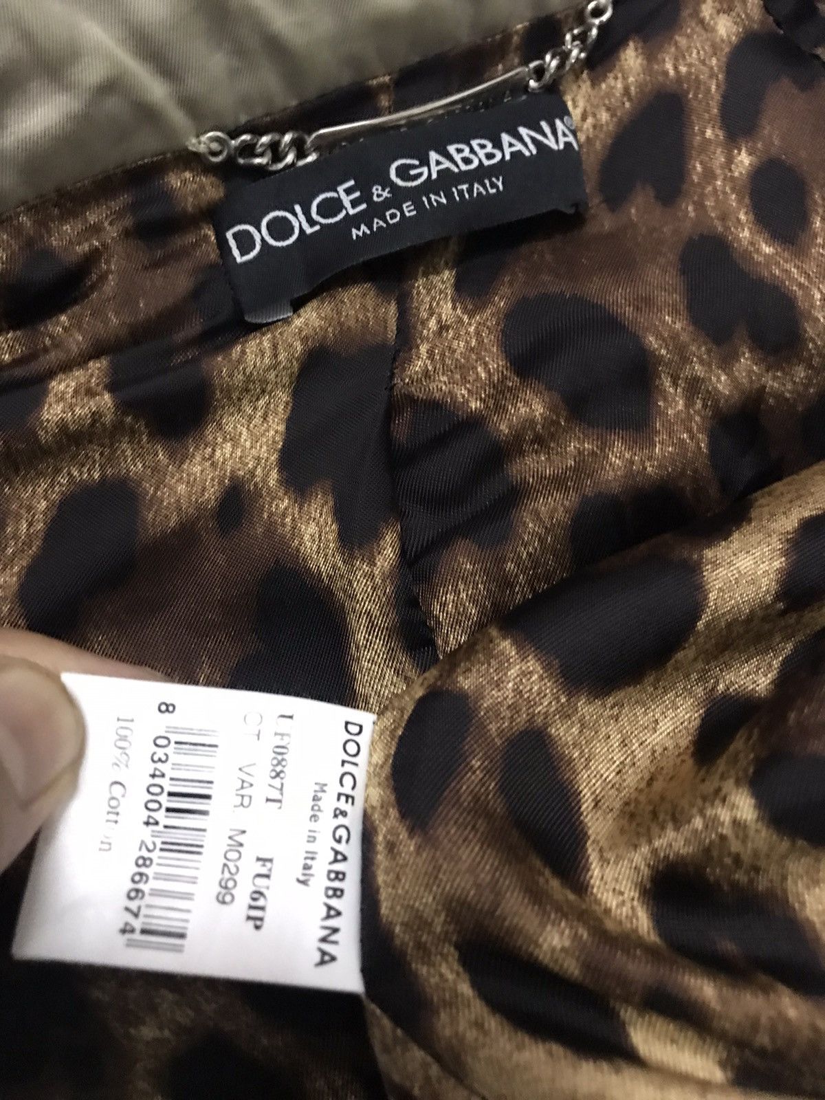 Dolce & Gabbana D & G Brown Stunning leopard pattern Trench Coat Jacket Size US S / EU 44-46 / 1 - 12 Thumbnail