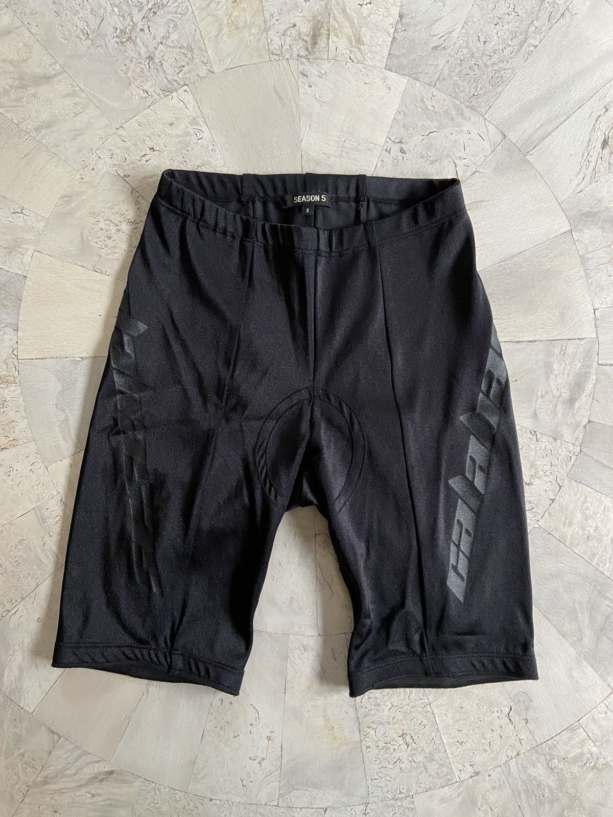 Yeezy Season 5 Calabasas Satin-Jersey Bike Shorts | Grailed