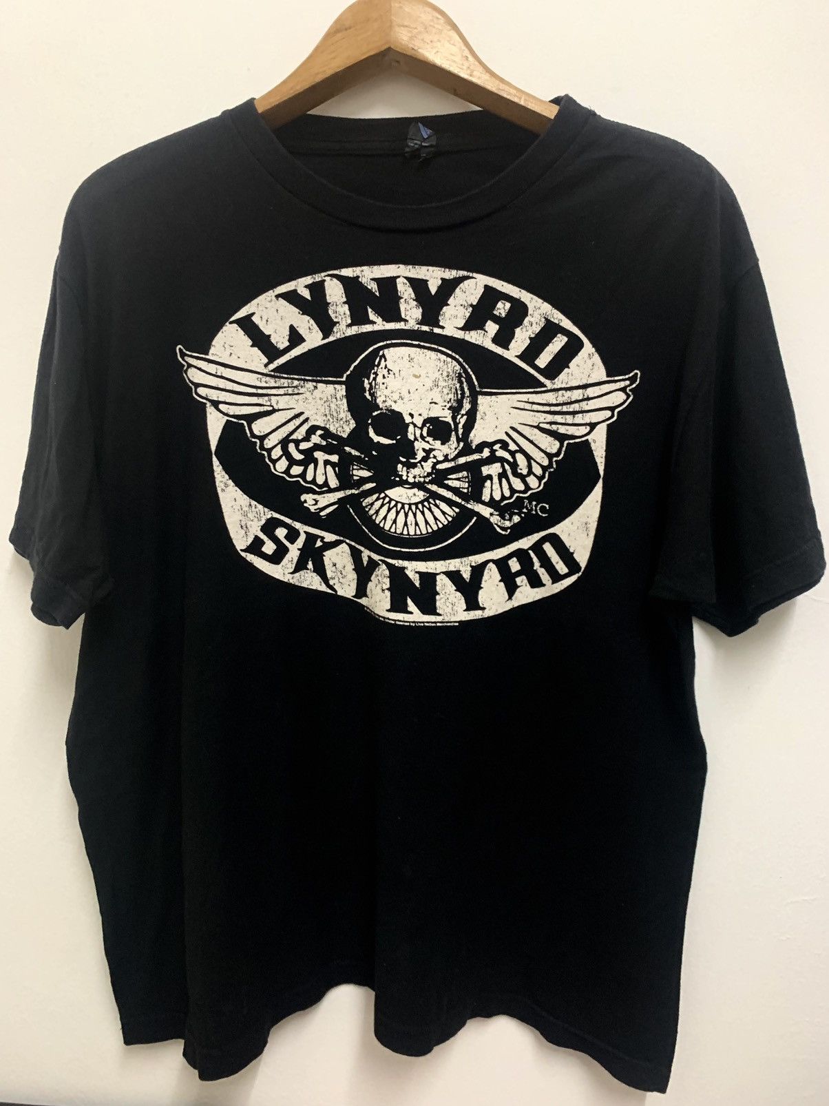 Vintage Lynyrd Skynyrd skull Logo Band Music Shirt
