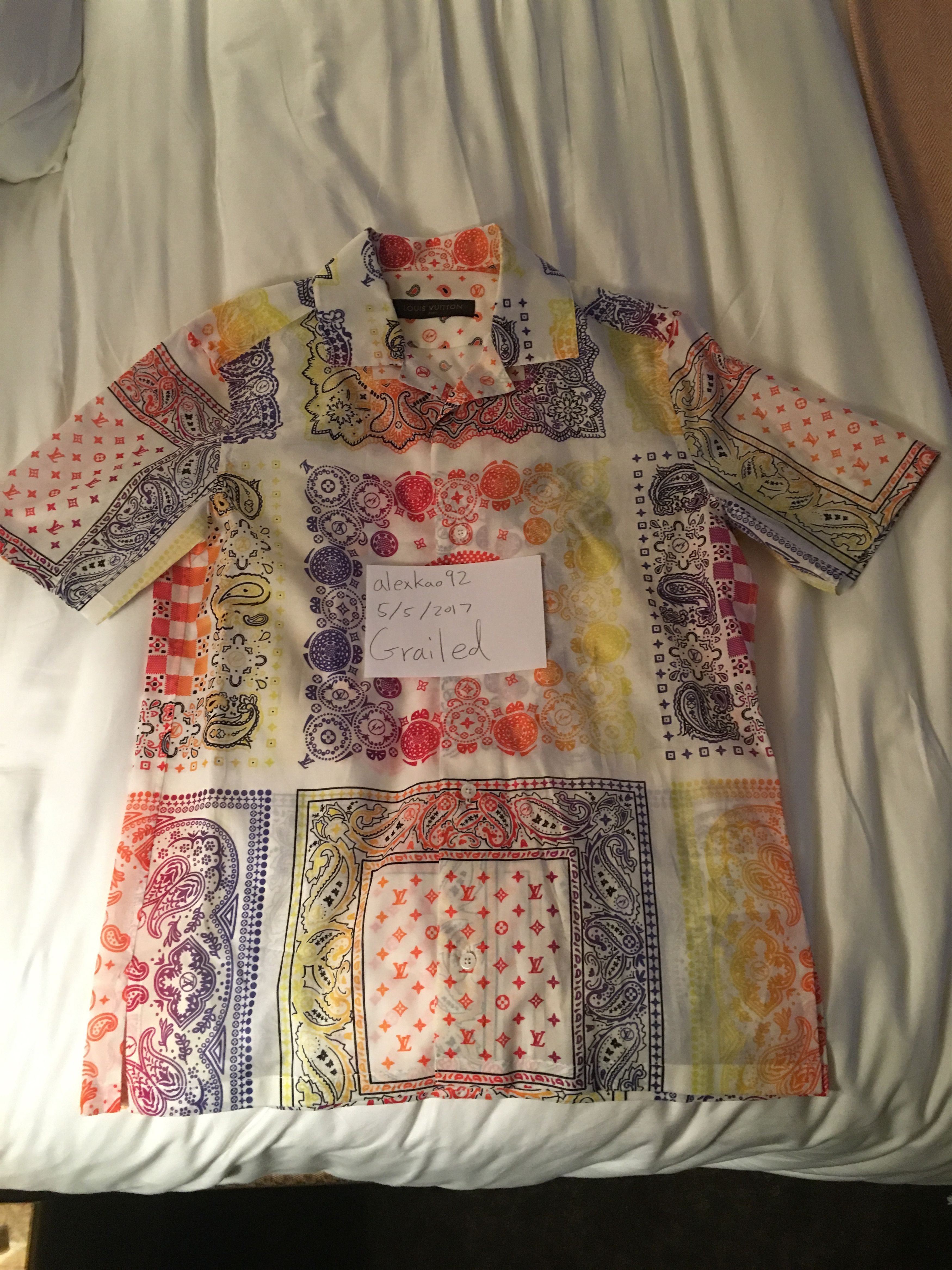 Louis Vuitton Fragment X LV Hawaiian Shirt | Grailed