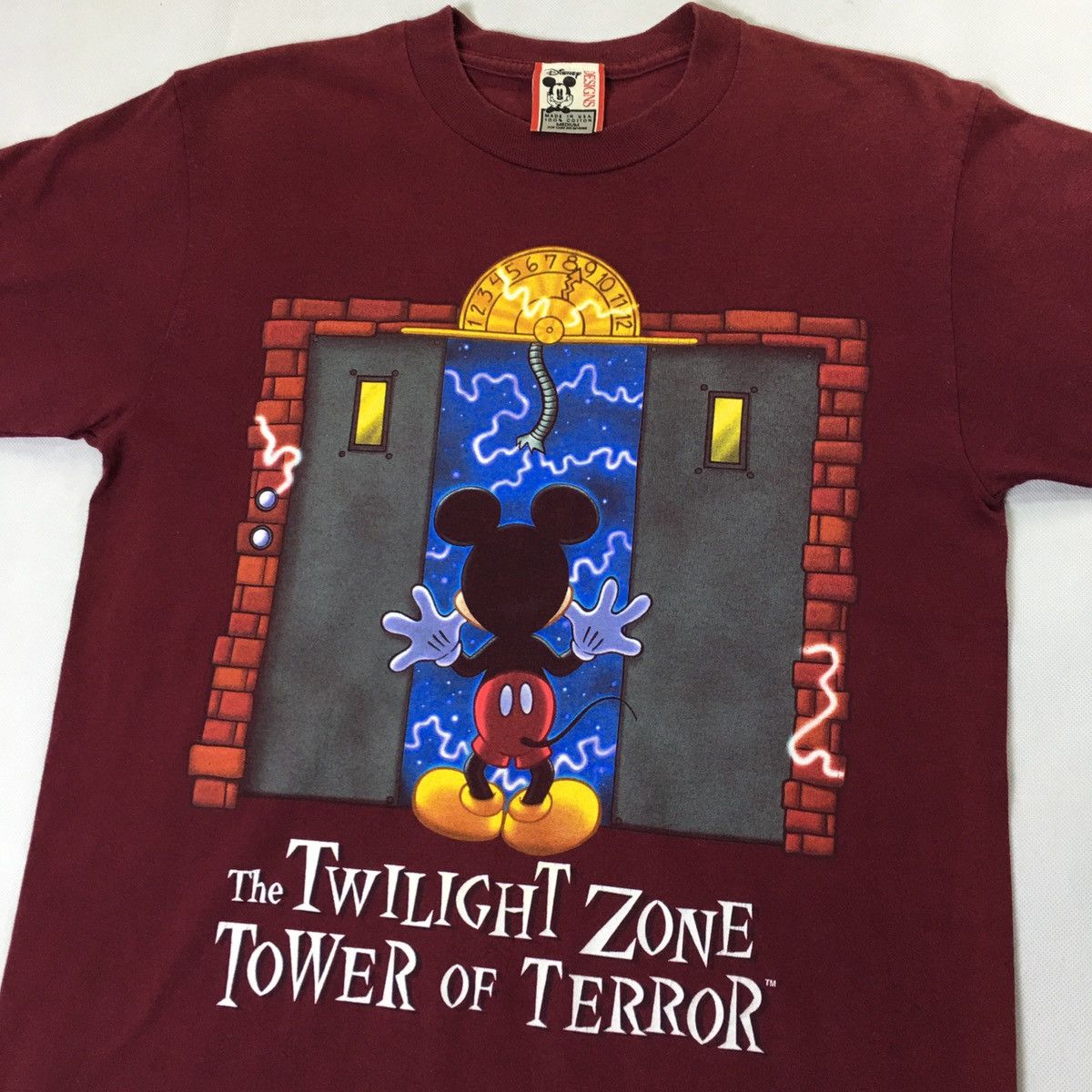 Cartoon Network × Disney Vintage Mickey Twilight Zone Tower Of Terror Tees Size US M / EU 48-50 / 2 - 3 Thumbnail