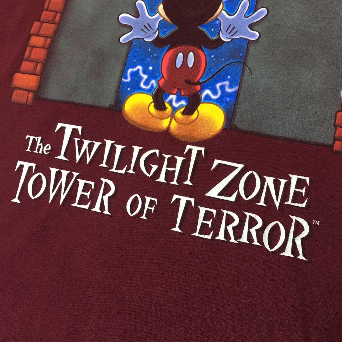 Cartoon Network × Disney Vintage Mickey Twilight Zone Tower Of Terror Tees Size US M / EU 48-50 / 2 - 5 Thumbnail