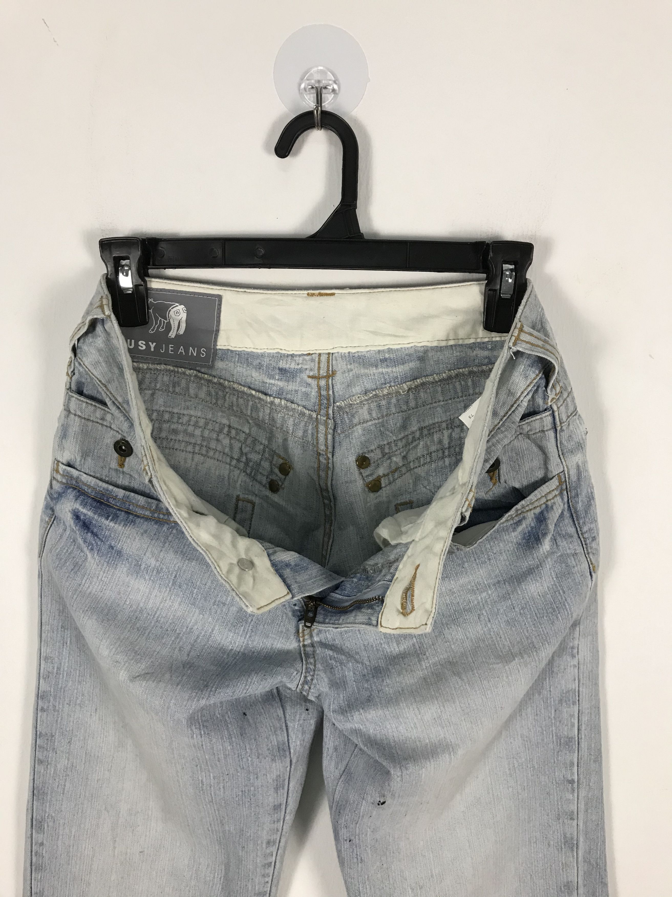 Nusy Jeans Faded Blue Denim #2325