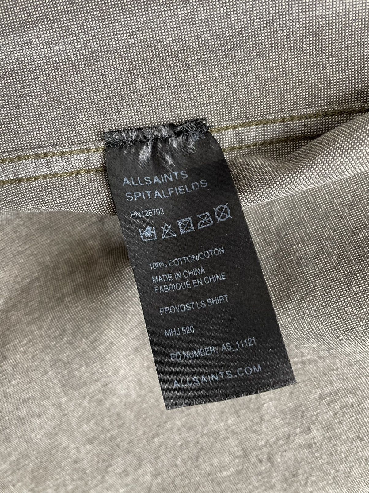 Allsaints Allsaints spit alfrields Provost LS Denim Shirt size M Size US M / EU 48-50 / 2 - 11 Thumbnail