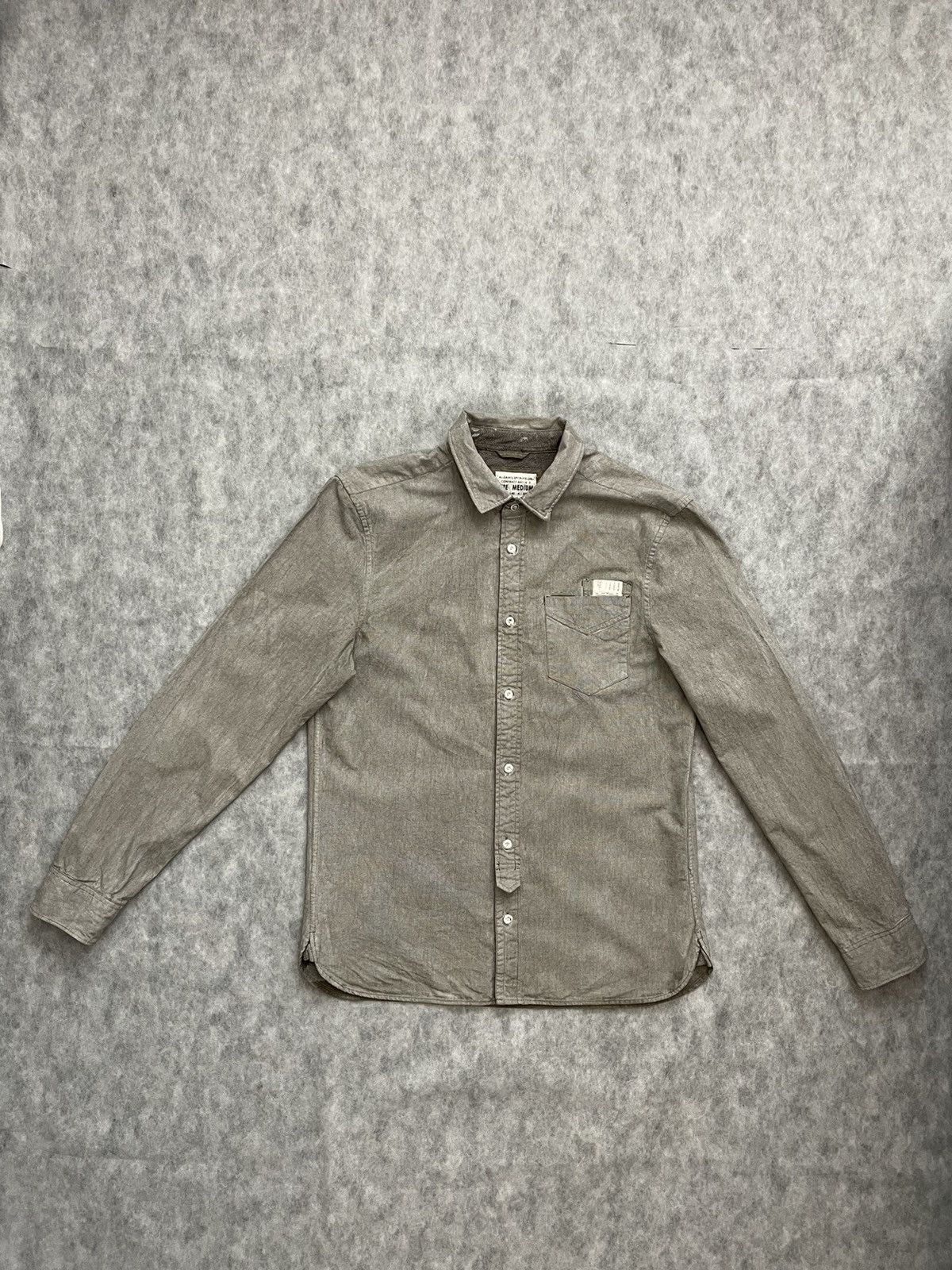 Allsaints Allsaints spit alfrields Provost LS Denim Shirt size M Size US M / EU 48-50 / 2 - 1 Thumbnail