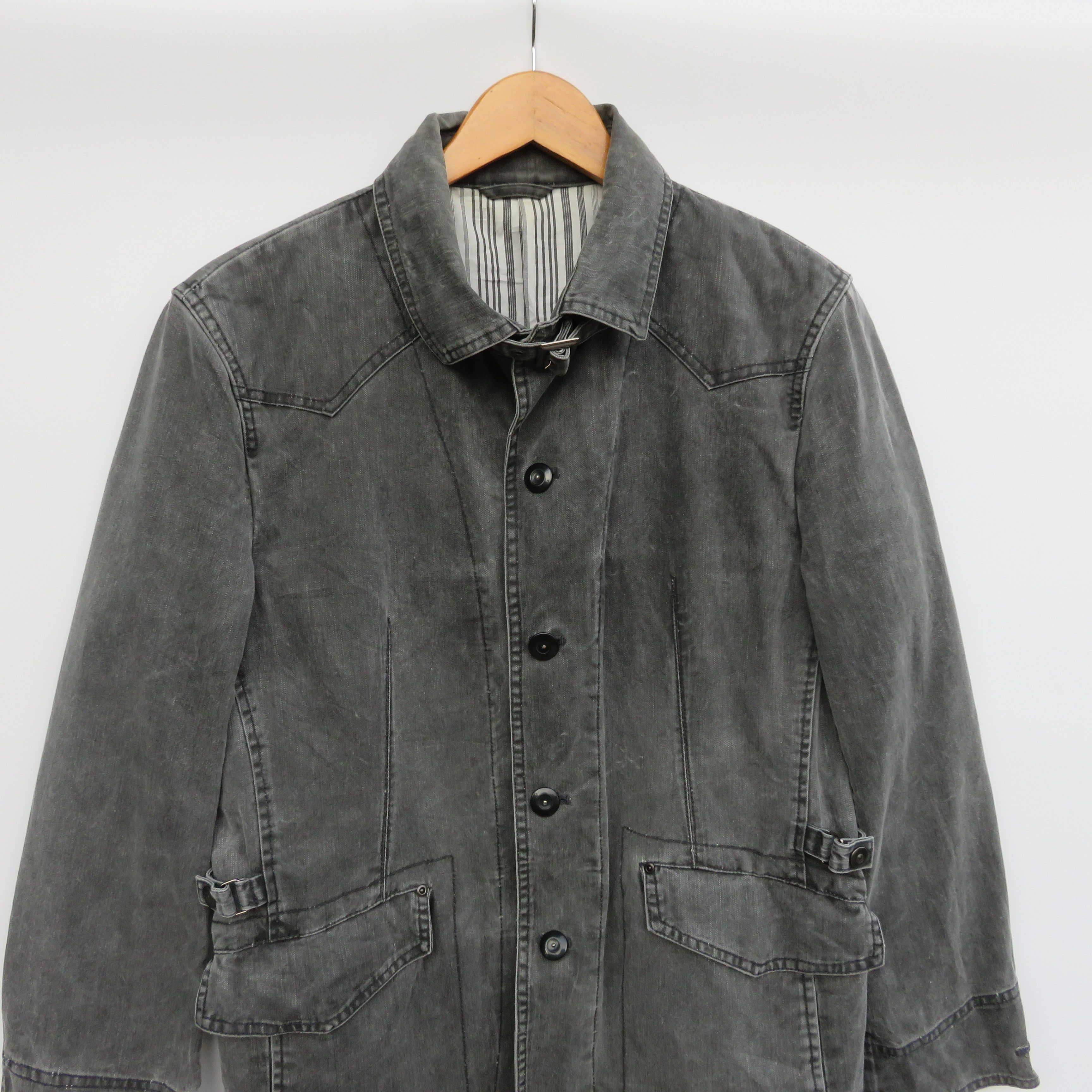 Kansai Yamamoto Kansai Yamamoto Bondage Workwear Jacket Size US M / EU 48-50 / 2 - 2 Thumbnail