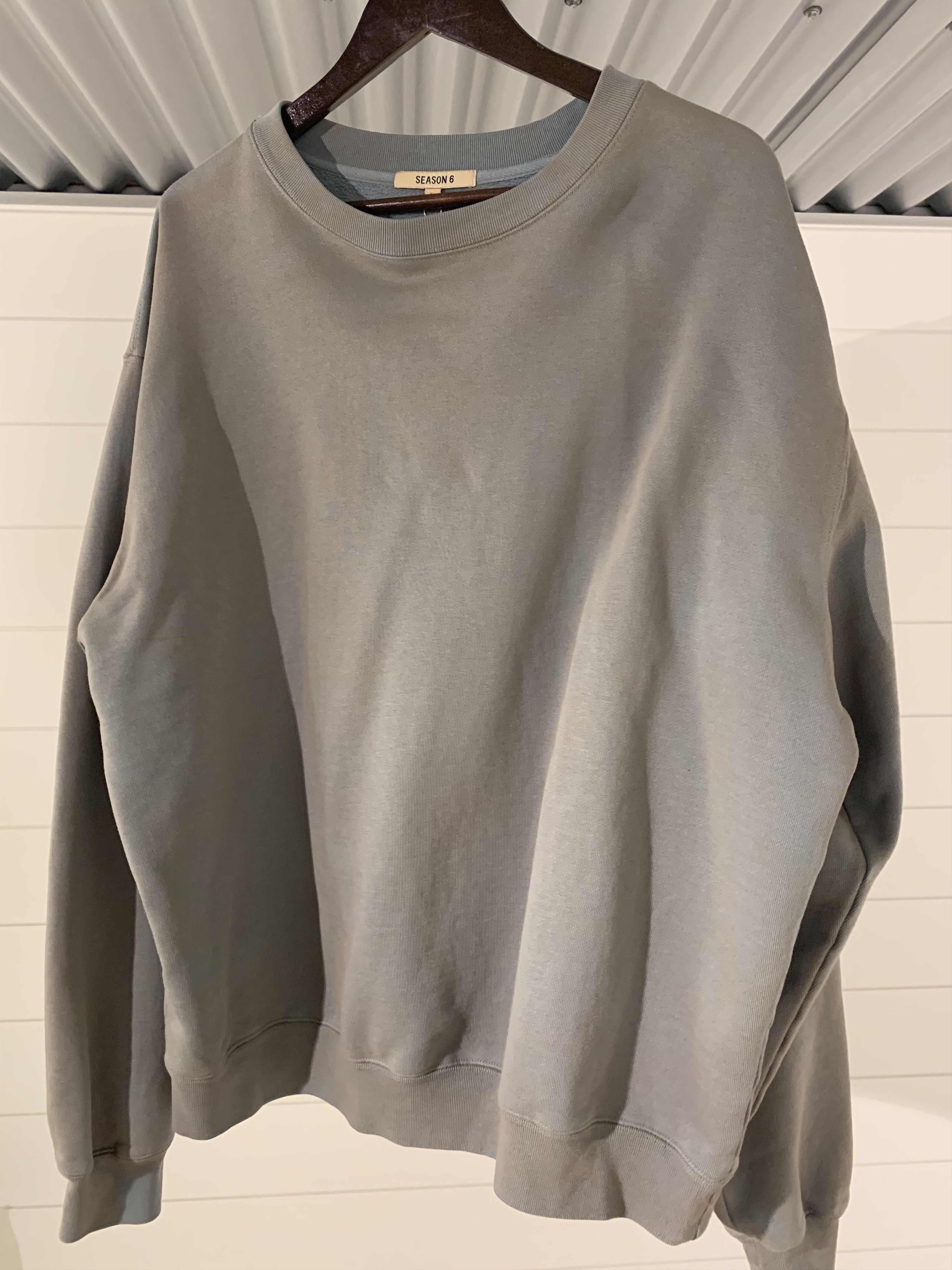 Yeezy Season Yeezy Season 6 Crewneck - Glacier | Grailed