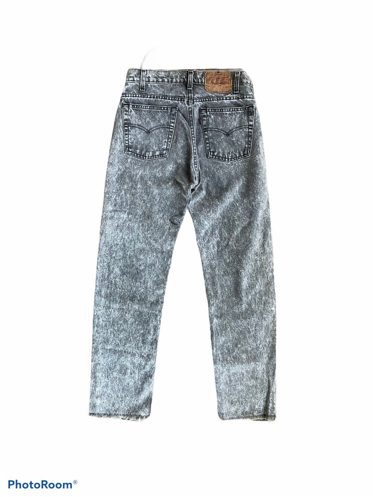 Levi's Vintage Levi’s 505 Jeans Acid Wash Black Denim Size US 30 / EU 46 - 2 Thumbnail