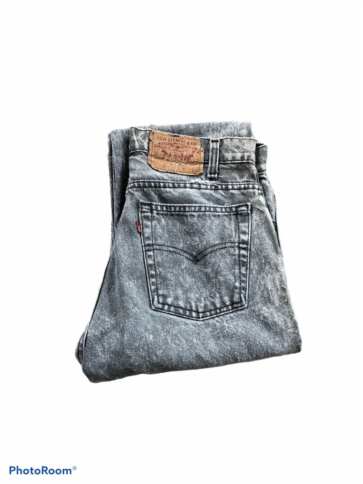 Levi's Vintage Levi’s 505 Jeans Acid Wash Black Denim Size US 30 / EU 46 - 5 Thumbnail