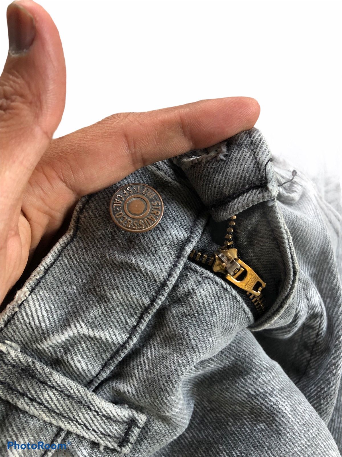 Levi's Vintage Levi’s 505 Jeans Acid Wash Black Denim Size US 30 / EU 46 - 3 Thumbnail