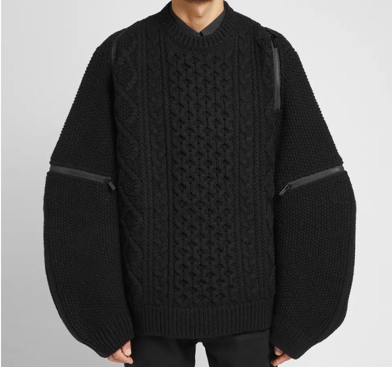 Takahiromiyashita The Soloist. AW19 Oversized Zip Balloon