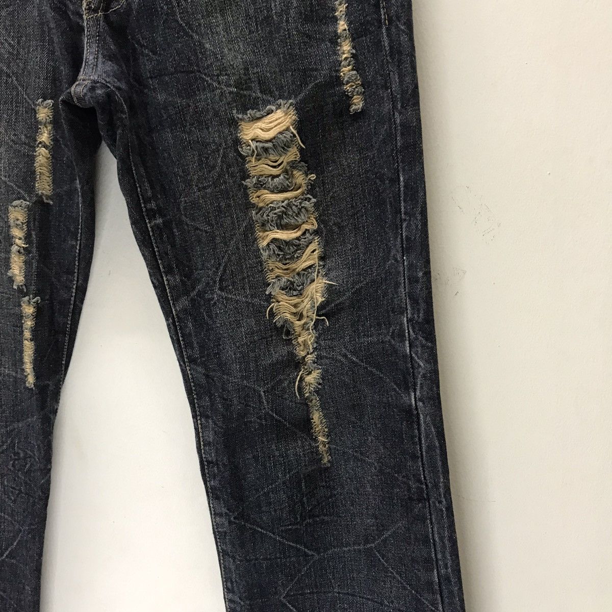 Japanese Brand KUI Distressed Denim Jeans