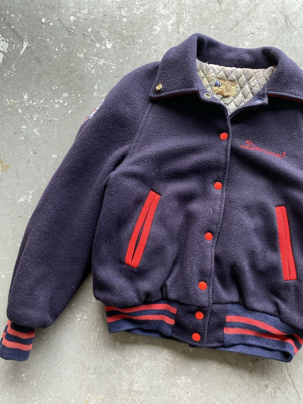 Vintage 1977 “Donna” Varsity Cheerleading Jacket - Size 34 (XS) Size US XS / EU 42 / 0 - 3 Thumbnail