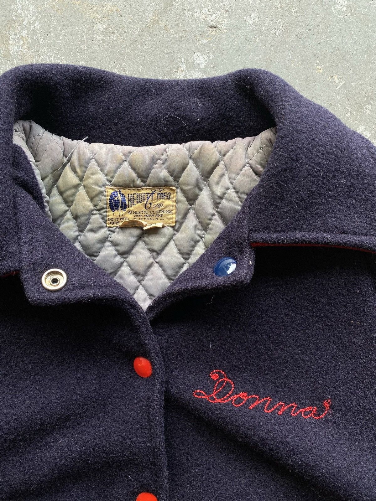 Vintage 1977 “Donna” Varsity Cheerleading Jacket - Size 34 (XS) Size US XS / EU 42 / 0 - 8 Thumbnail