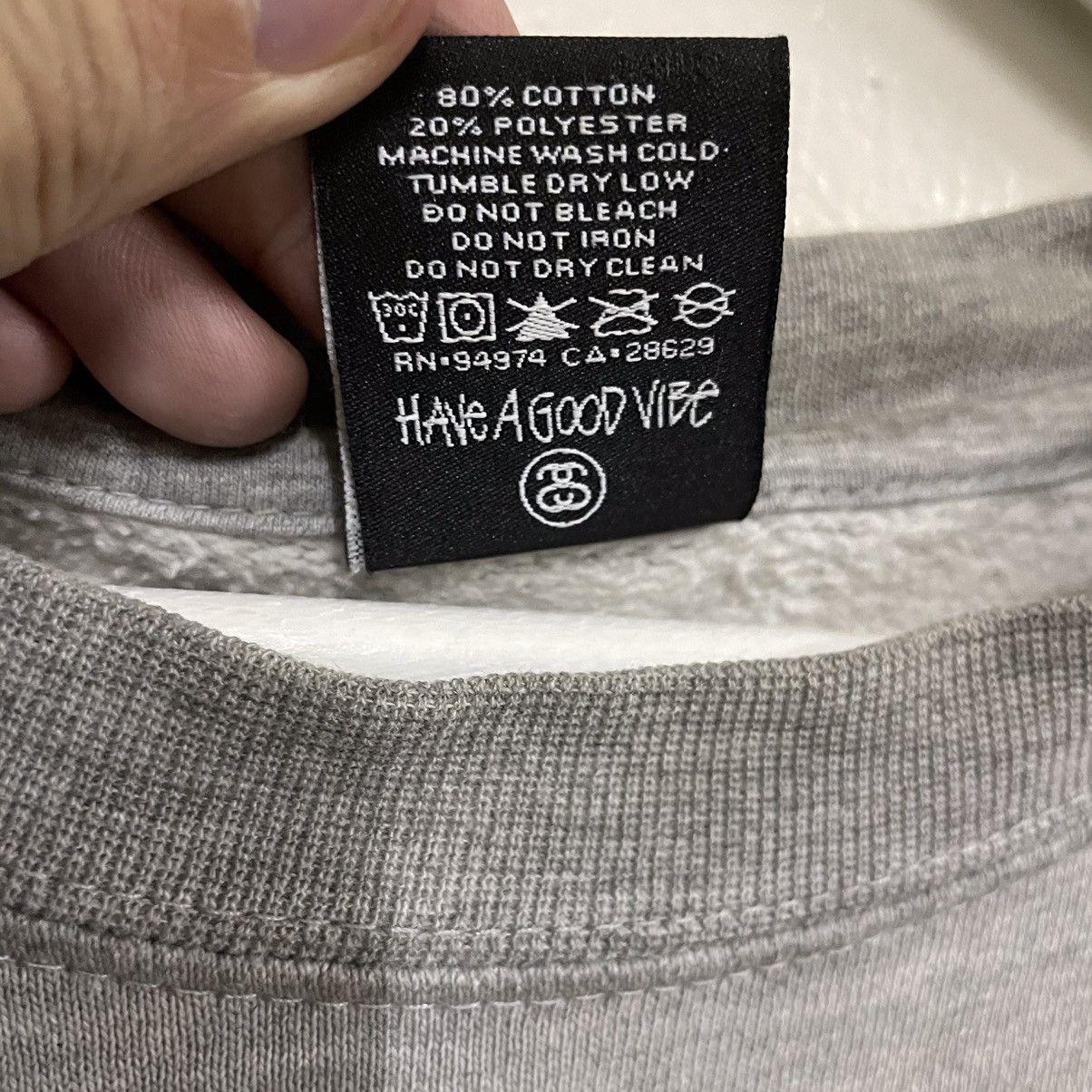 Stussy × Vintage STUSSY VINTAGE PULLOVER SWEATSHIRT Size US L / EU 52-54 / 3 - 6 Thumbnail