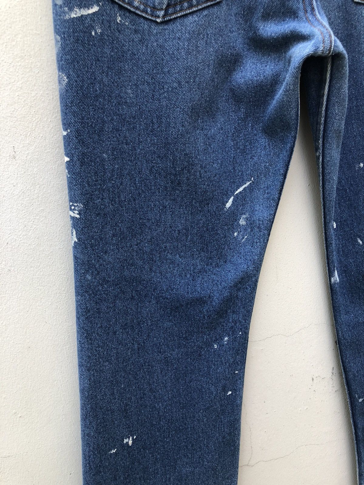 Levi's × Vintage 70s 80s Levi’s Orange Tab Released Hem Painter Denim Flare Size US 32 / EU 48 - 18 Thumbnail