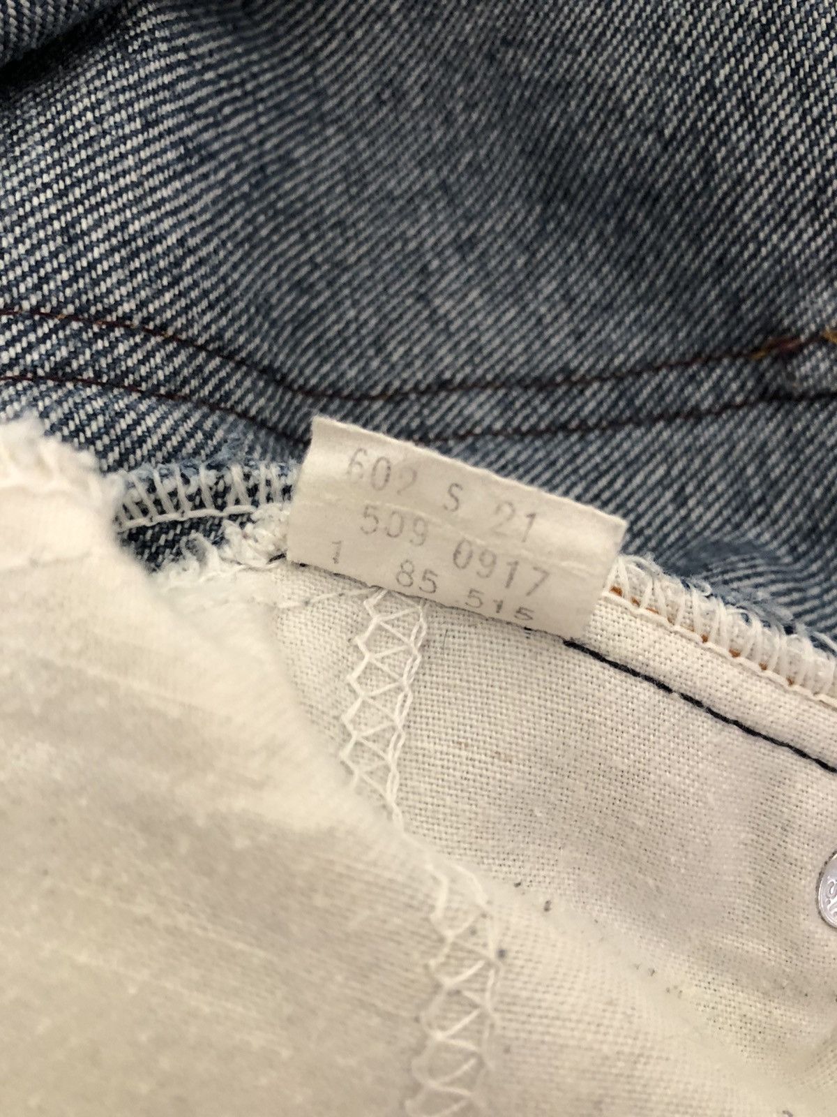 Levi's × Vintage 70s 80s Levi’s Orange Tab Released Hem Painter Denim Flare Size US 32 / EU 48 - 25 Thumbnail