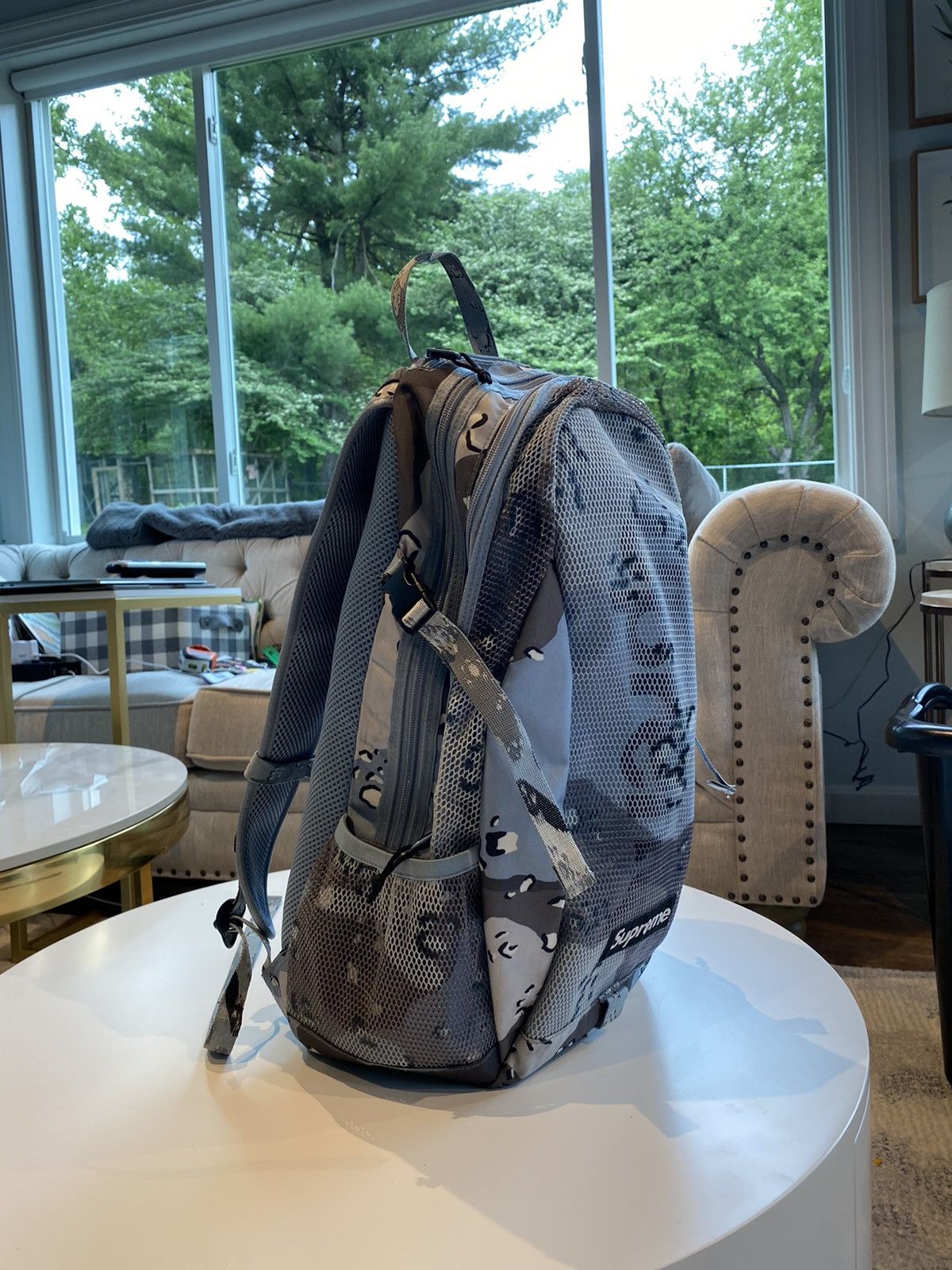 Supreme Supreme Blue Chocolate Chip Camo Backpack | Grailed