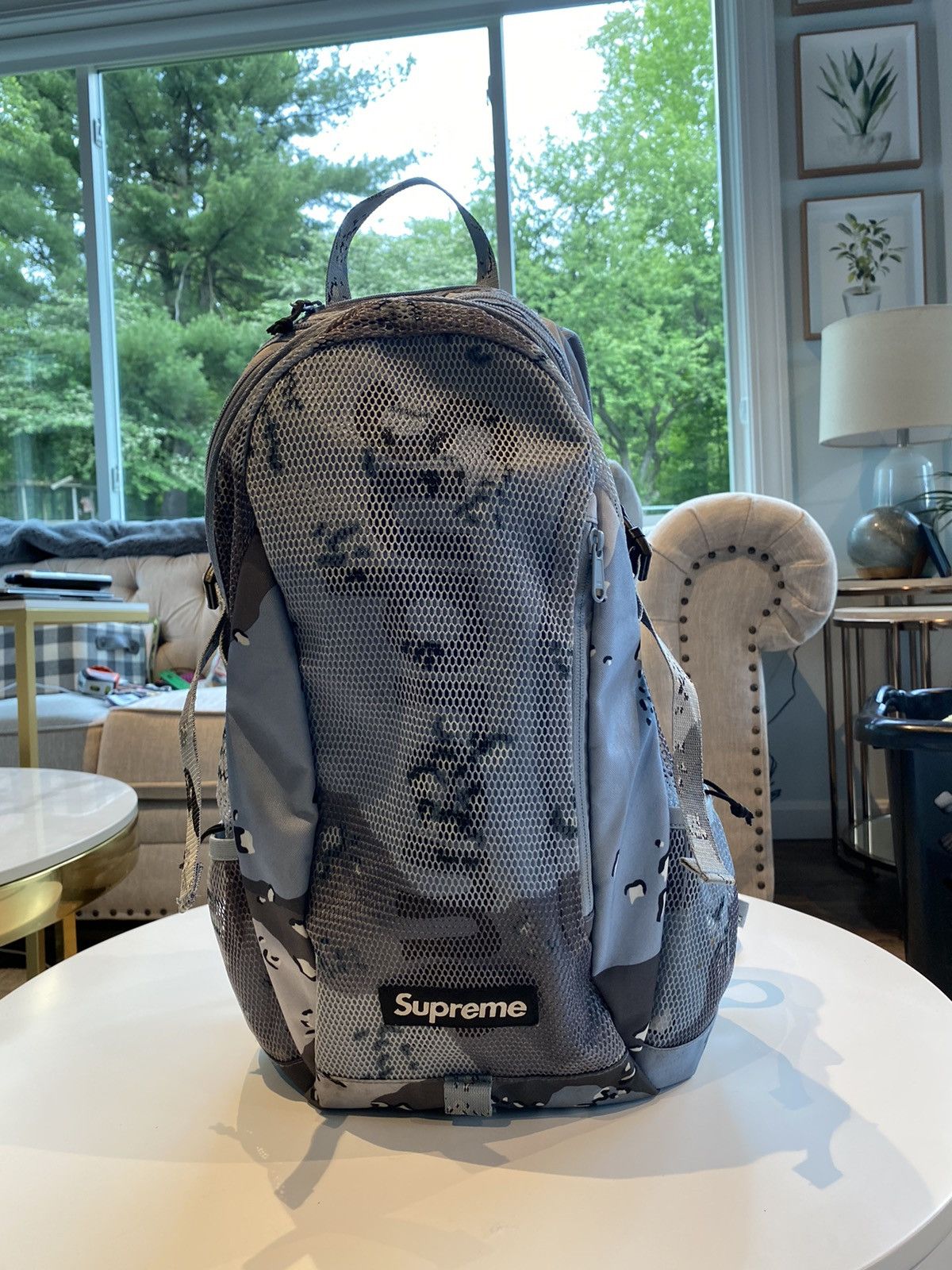 Supreme Supreme Blue Chocolate Chip Camo Backpack | Grailed