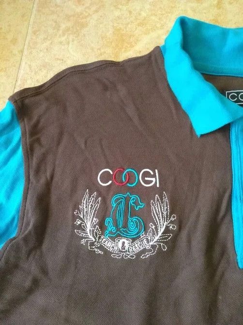 Coogi 🔥 COOGI LONGSLEEVES POLO HIPHOP RAP WEAR Size US XL / EU 56 / 4 - 6 Thumbnail