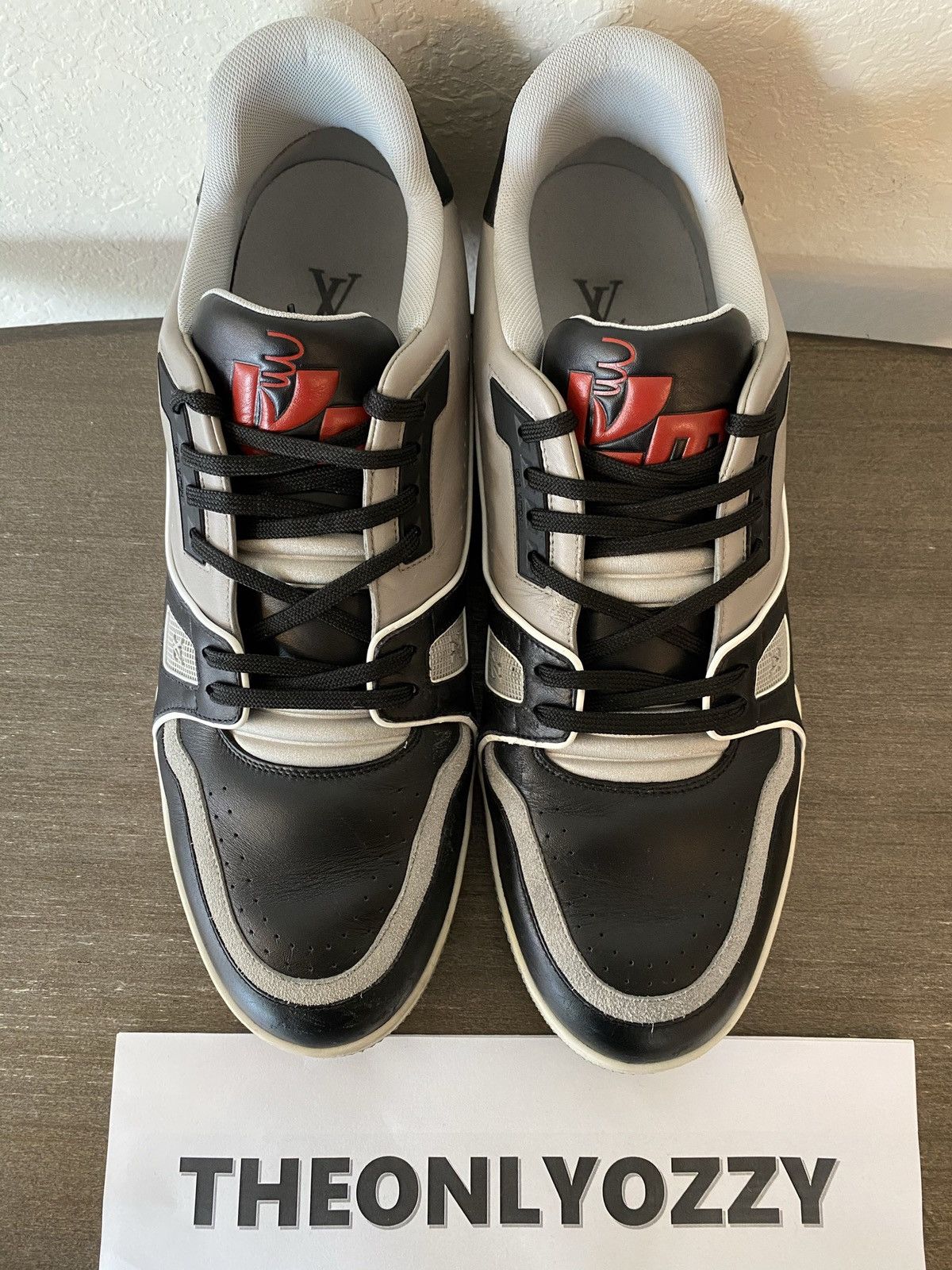 Louis Vuitton LV Trainer Sneakers Black OG sz LV 11 US 12