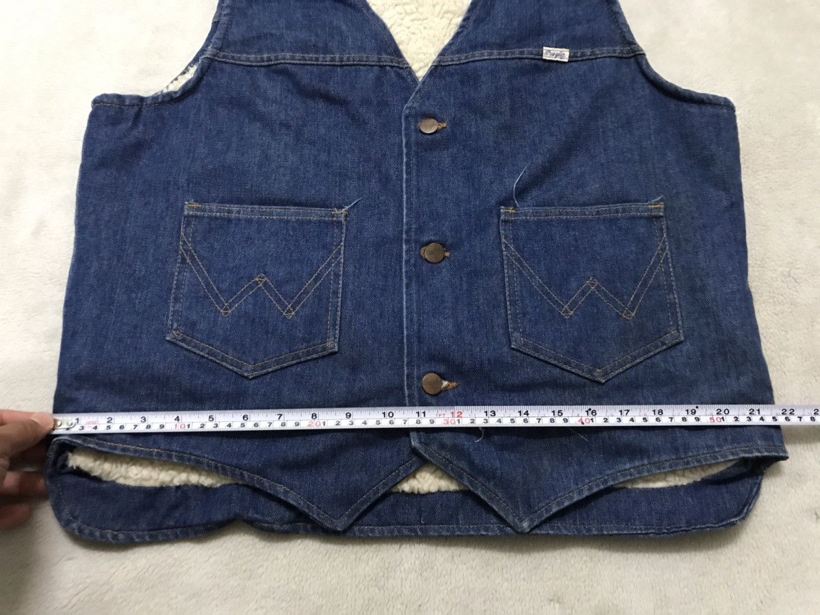 Vintage × Wrangler Vintage 70s Wrangler Vest with Wool Leathers Size L Size US L / EU 52-54 / 3 - 12 Thumbnail