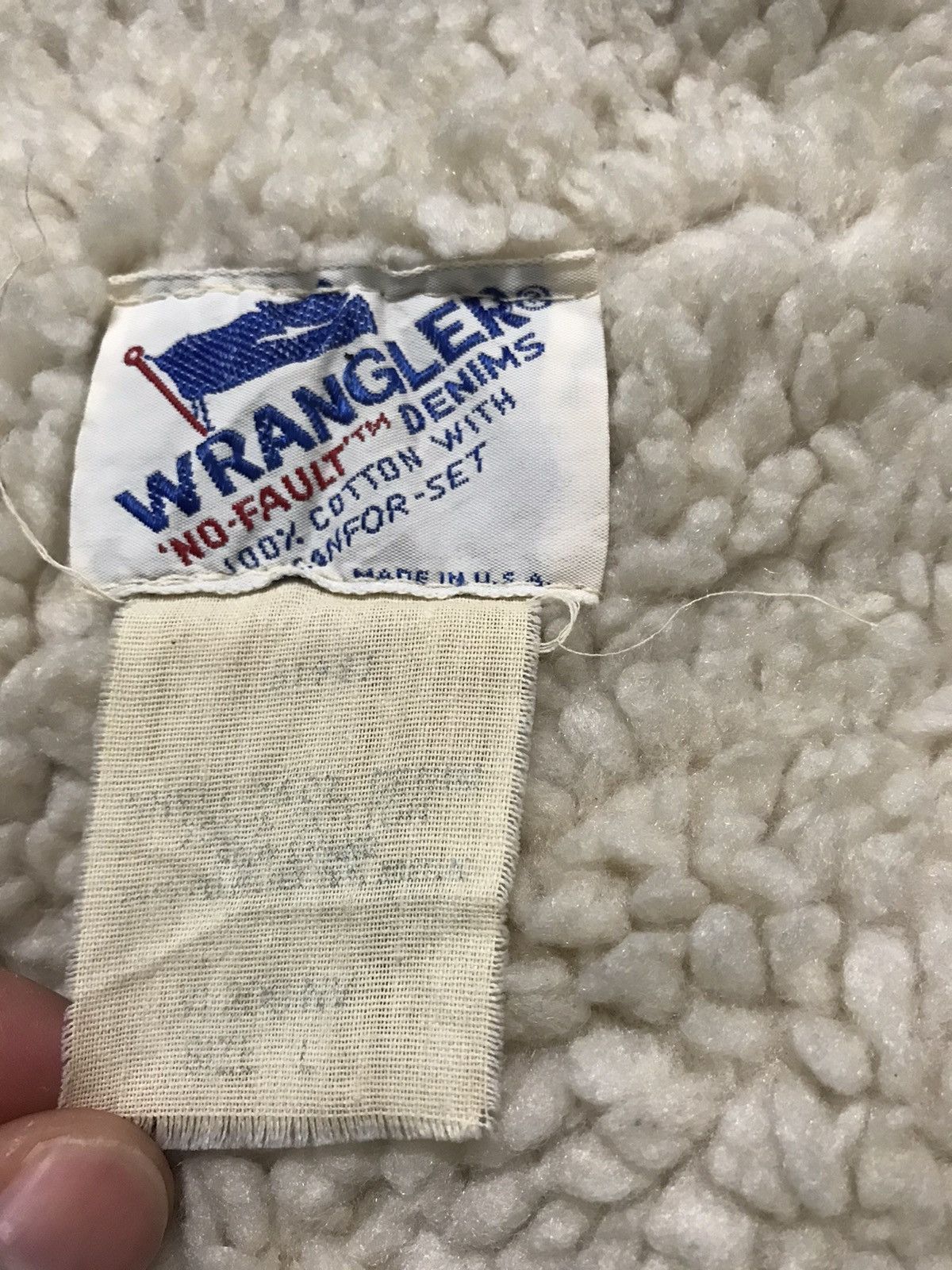 Vintage × Wrangler Vintage 70s Wrangler Vest with Wool Leathers Size L Size US L / EU 52-54 / 3 - 9 Thumbnail
