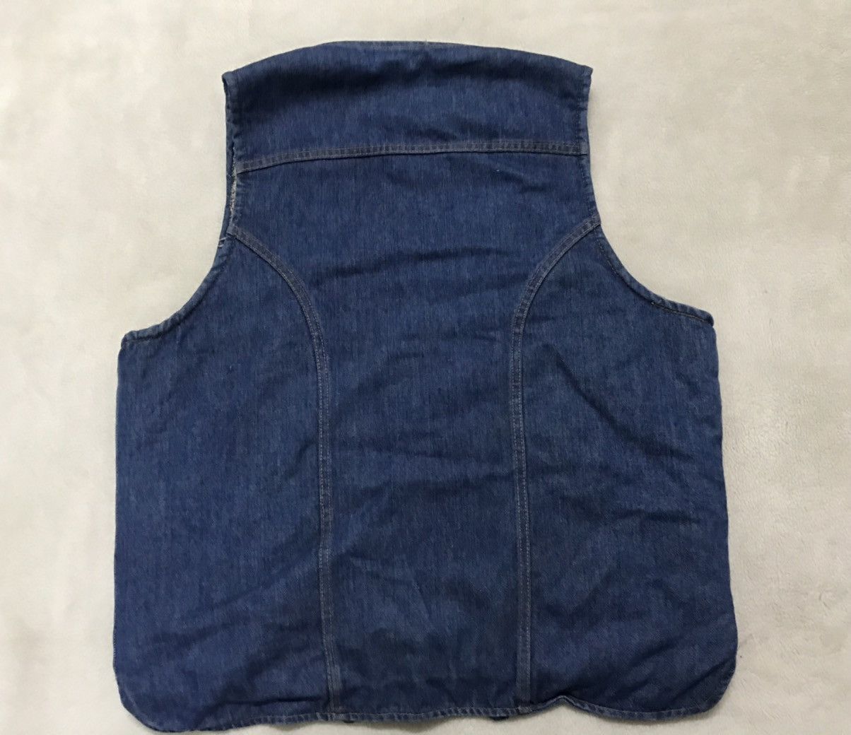 Vintage × Wrangler Vintage 70s Wrangler Vest with Wool Leathers Size L Size US L / EU 52-54 / 3 - 3 Thumbnail