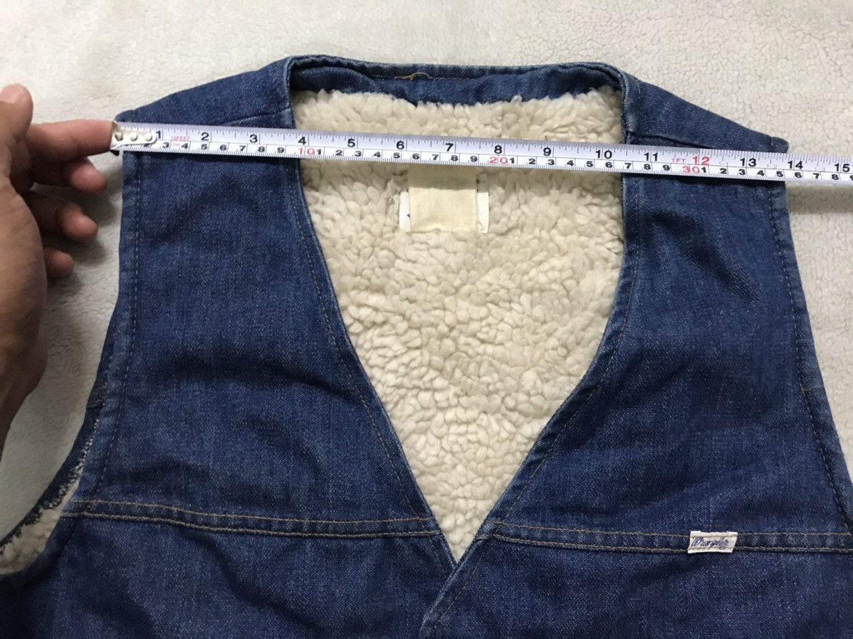 Vintage × Wrangler Vintage 70s Wrangler Vest with Wool Leathers Size L Size US L / EU 52-54 / 3 - 13 Thumbnail