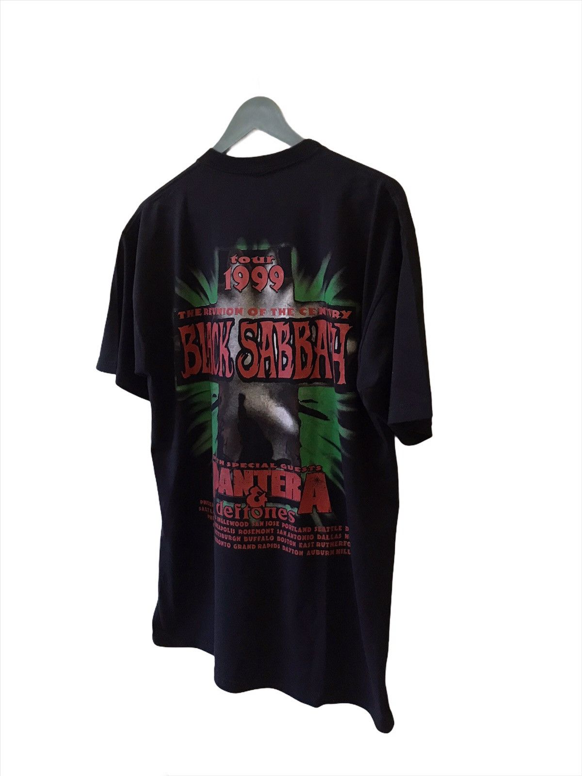Band Tees Vintage Tour 1999 The Reunion of the Century Black Sabbath Size US L / EU 52-54 / 3 - 8 Thumbnail