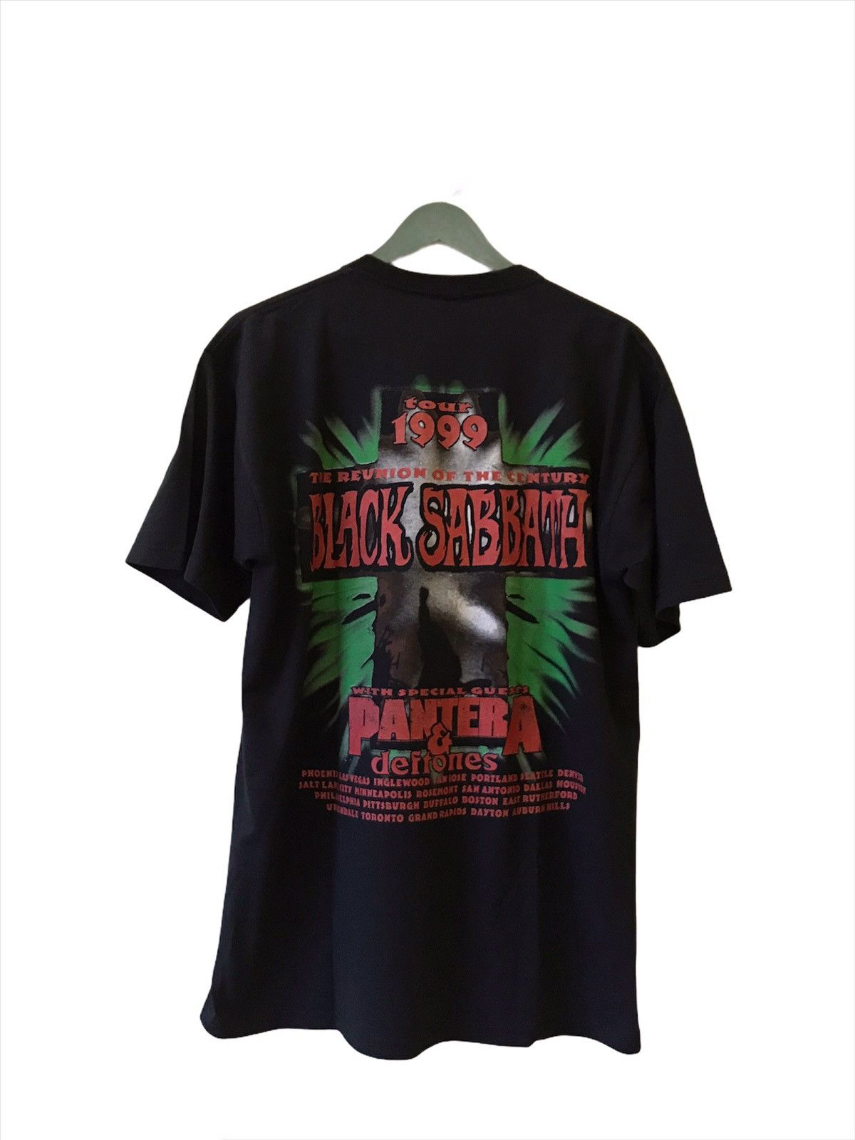 Band Tees Vintage Tour 1999 The Reunion of the Century Black Sabbath Size US L / EU 52-54 / 3 - 7 Thumbnail