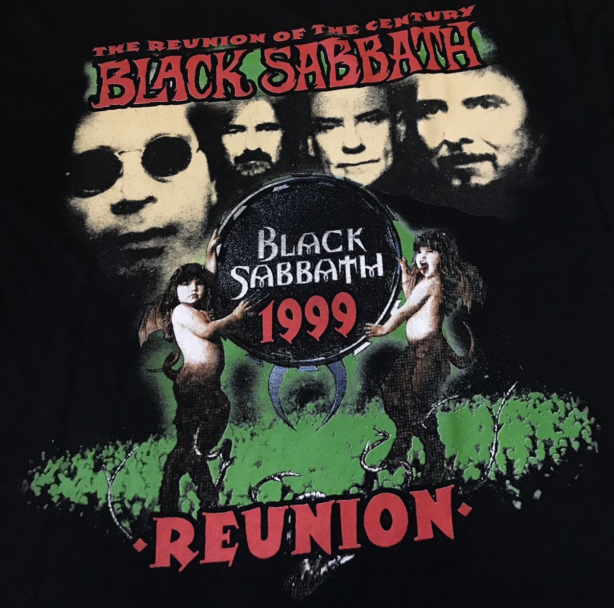 Band Tees Vintage Tour 1999 The Reunion of the Century Black Sabbath Size US L / EU 52-54 / 3 - 5 Thumbnail