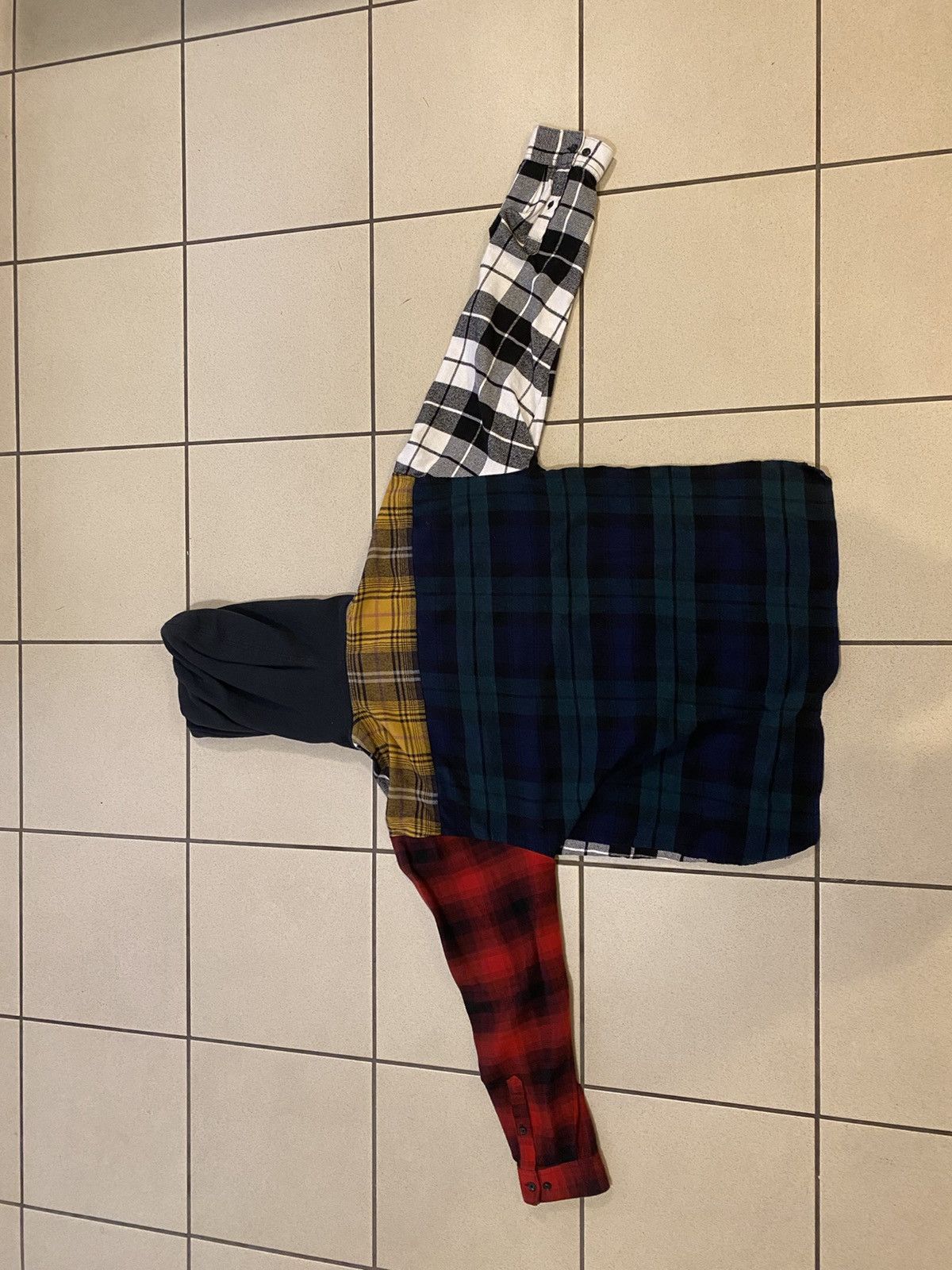 Urban Outfitters Urban Outfitters Patchwork hooded flannel Size US L / EU 52-54 / 3 - 2 Thumbnail