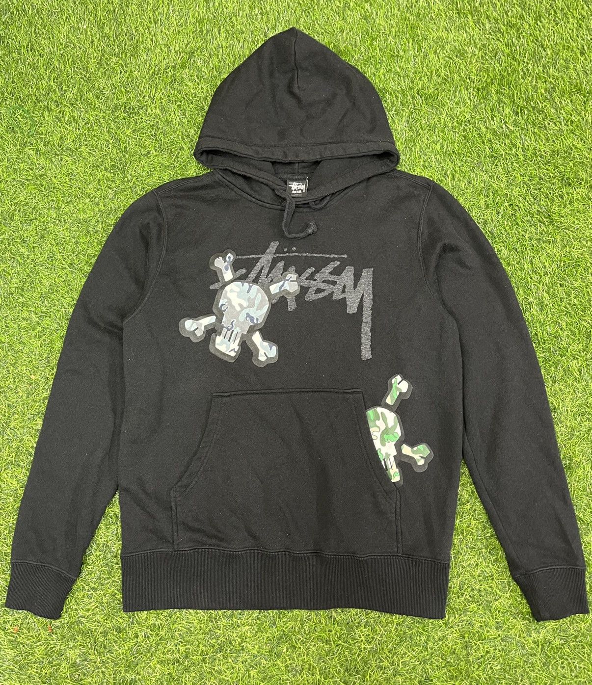 Vintage VINTAGE STUSSY SKULLS STREETWEAR HOODIES | Grailed