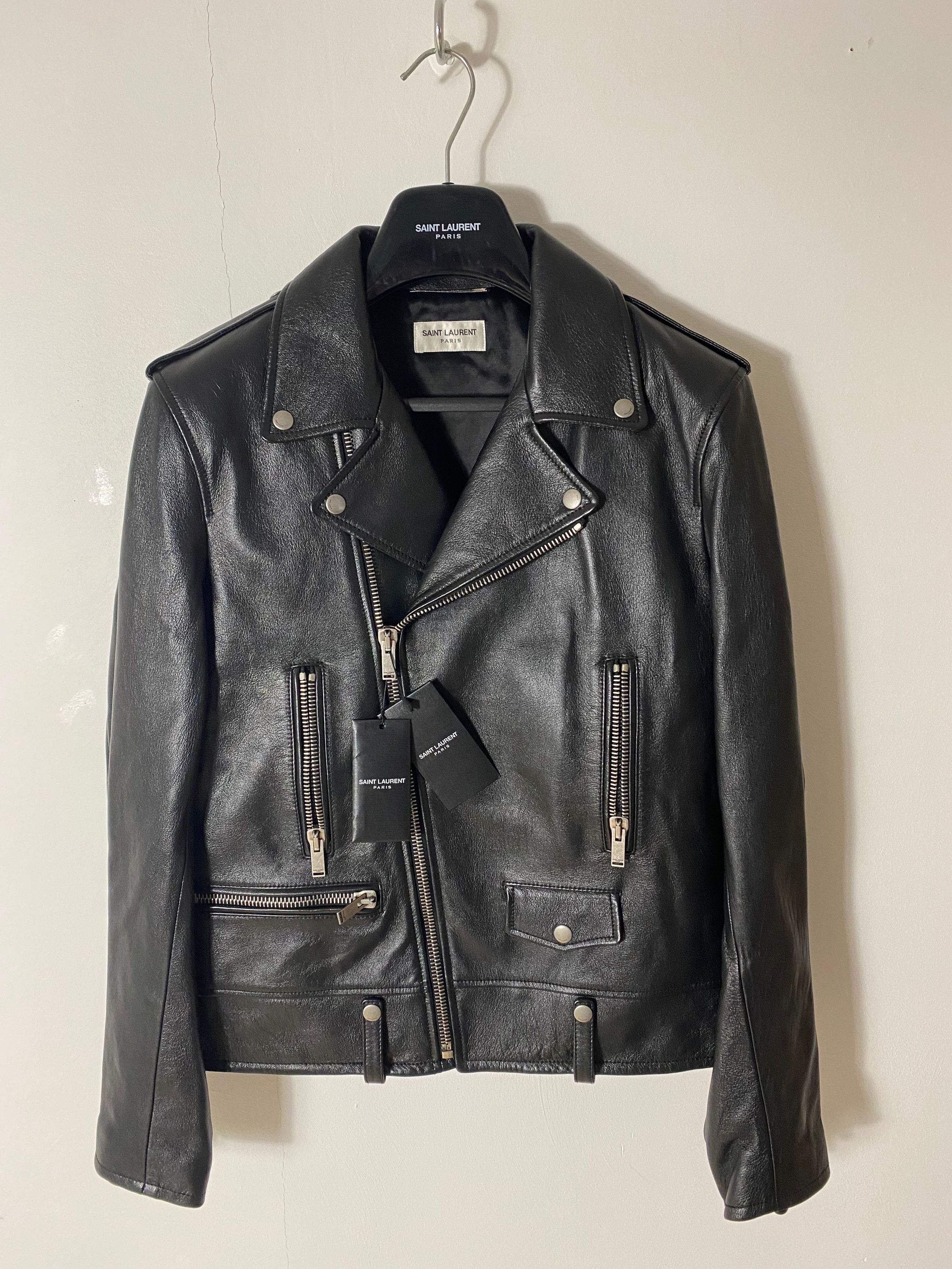 Saint Laurent Paris Saint Laurent L01 Leather Jacket Studs Size US M / EU 48-50 / 2 - 1 Thumbnail