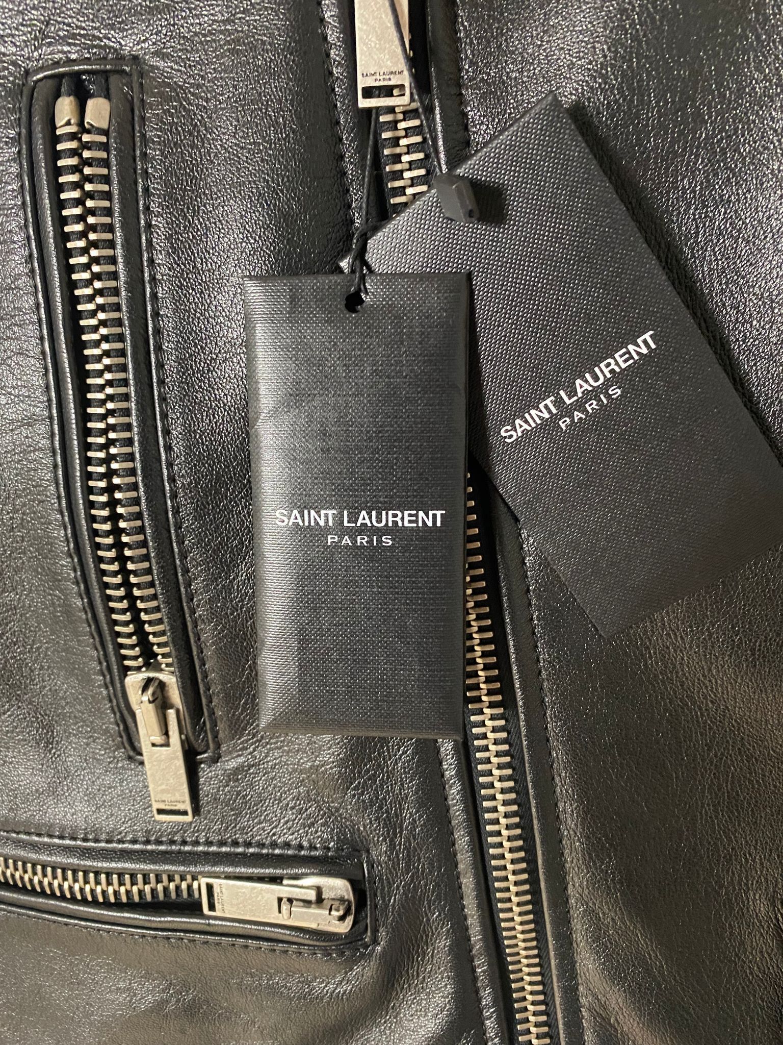 Saint Laurent Paris Saint Laurent L01 Leather Jacket Studs Size US M / EU 48-50 / 2 - 5 Thumbnail