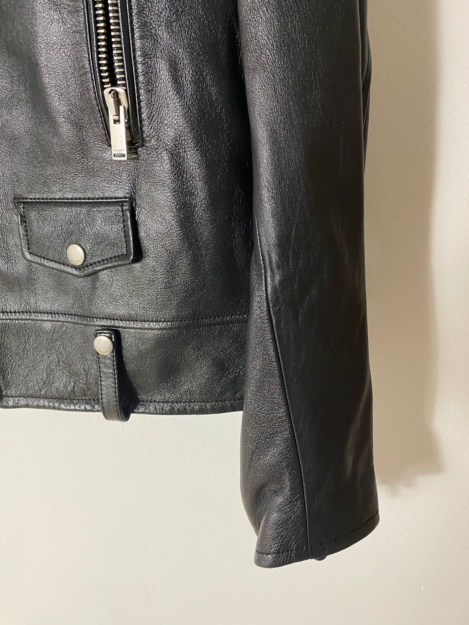 Saint Laurent Paris Saint Laurent L01 Leather Jacket Studs Size US M / EU 48-50 / 2 - 4 Thumbnail