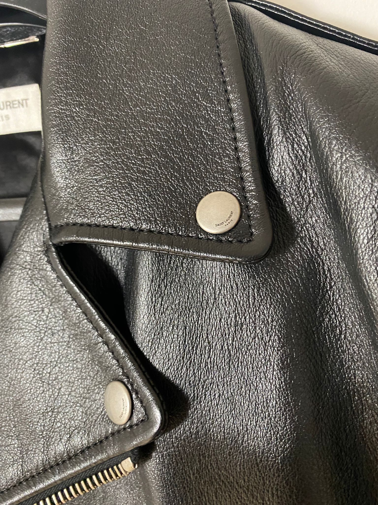 Saint Laurent Paris Saint Laurent L01 Leather Jacket Studs Size US M / EU 48-50 / 2 - 7 Thumbnail