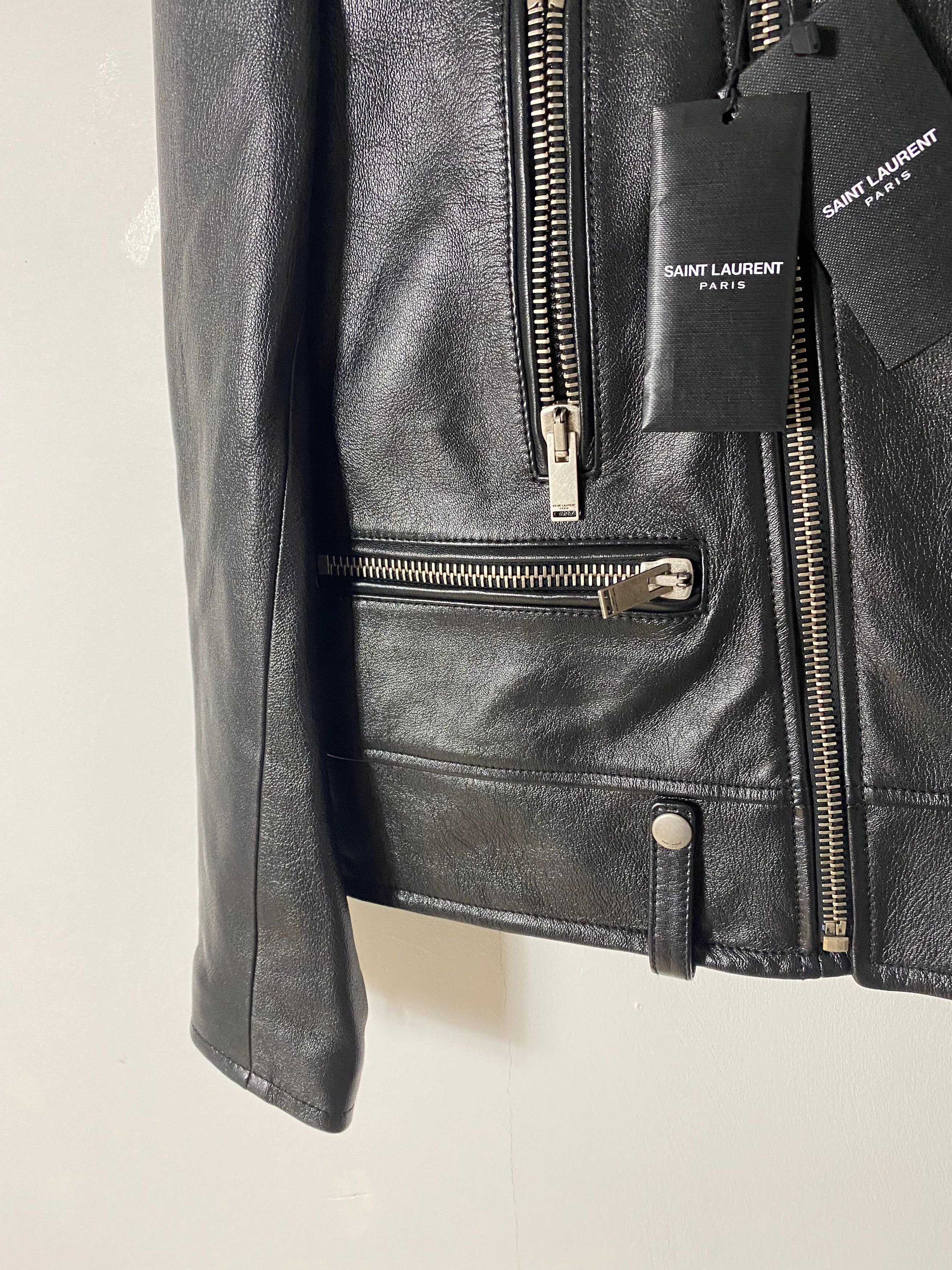 Saint Laurent Paris Saint Laurent L01 Leather Jacket Studs Size US M / EU 48-50 / 2 - 3 Thumbnail