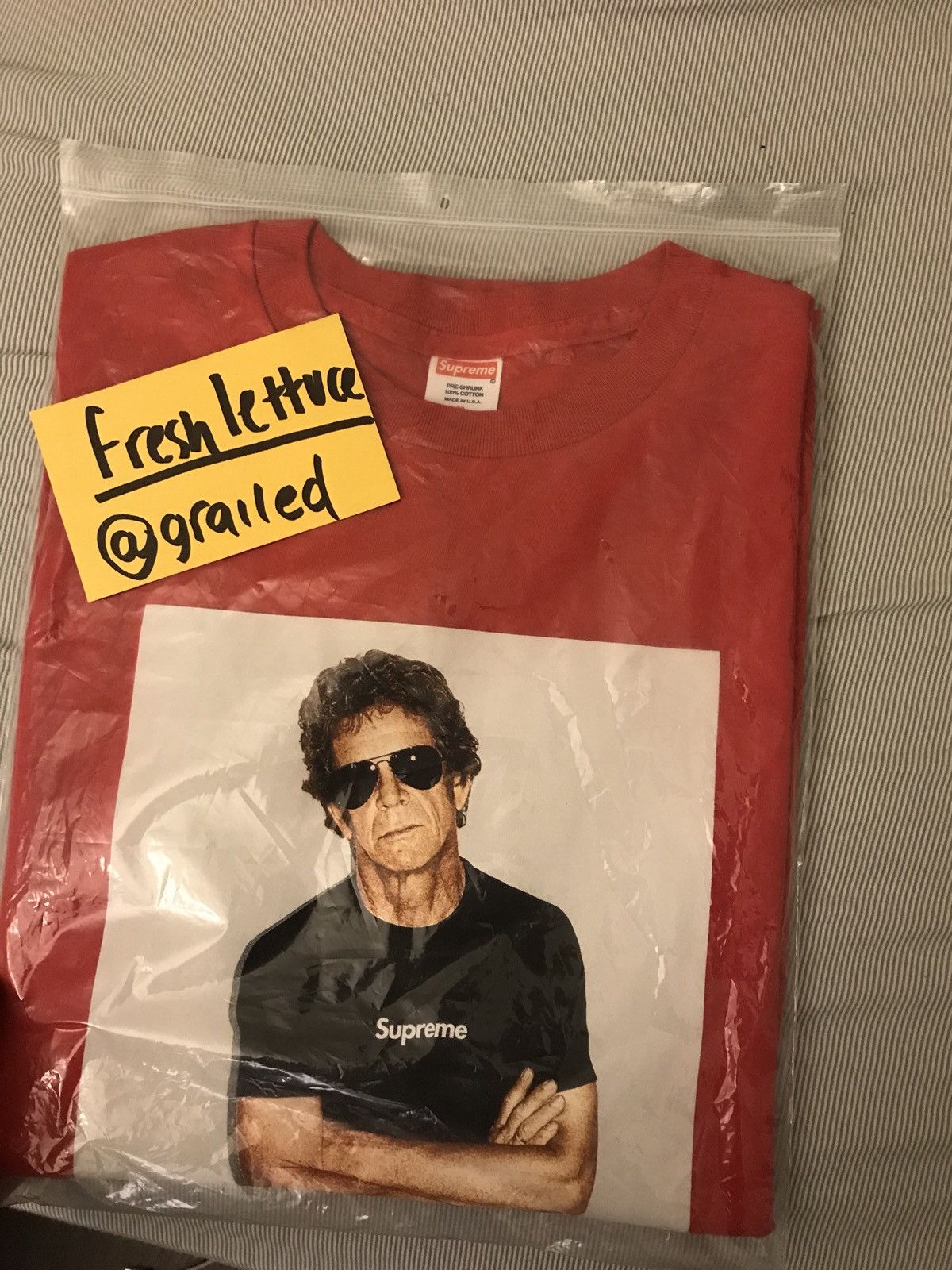 Supreme SS09 Supreme Lou Reed BRAND NEW XL | Grailed