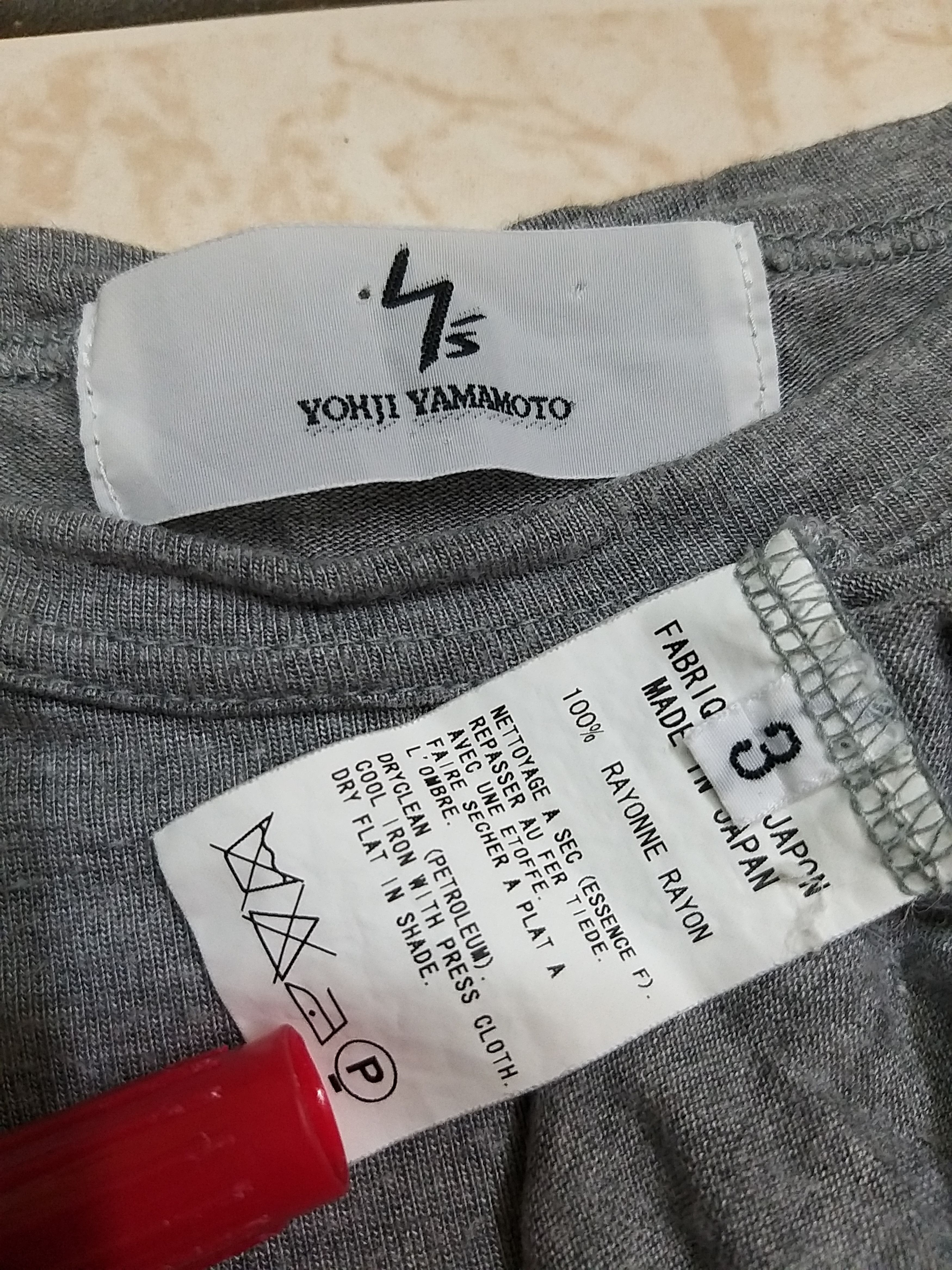 Yohji Yamamoto AUTHENTIC Y'S YOHJI YAMAMOTO 100% RAYON T SHIRT Size US M / EU 48-50 / 2 - 5 Thumbnail