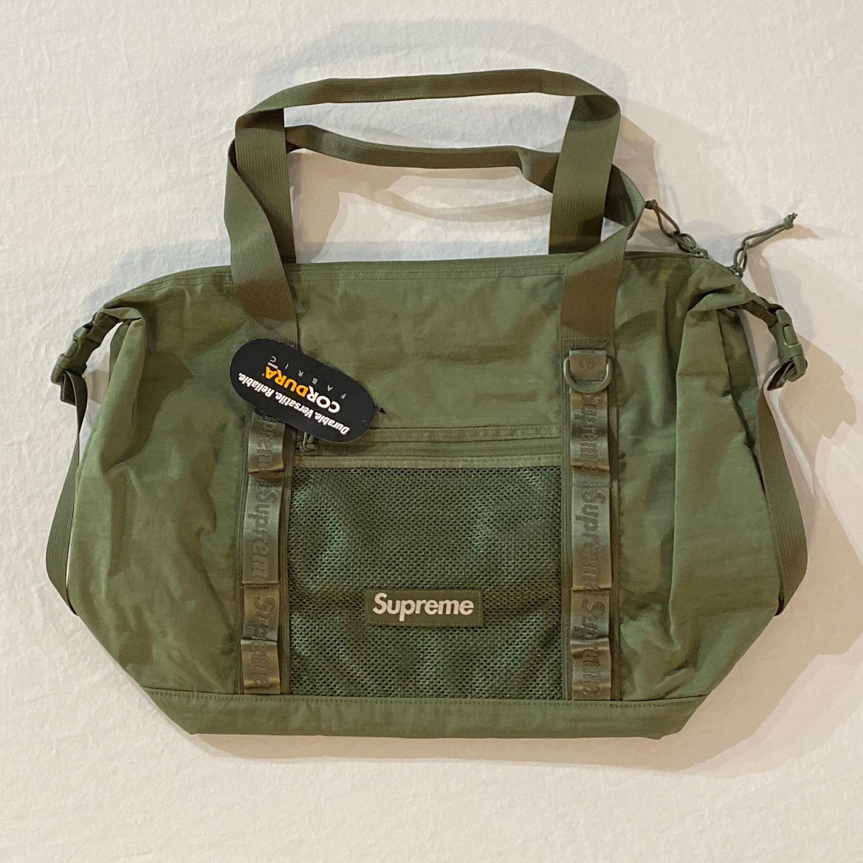 Supreme Supreme Zip Tote Olive - FW20 | Grailed