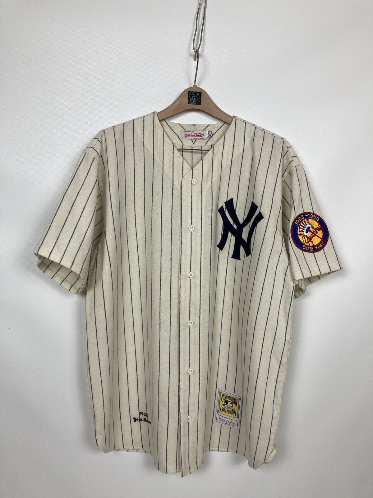 Mitchell & Ness 1952 Yogi Berra #8 Yankees 4XL (60) Mitchell & Ness  Authentic Wool Jersey $250